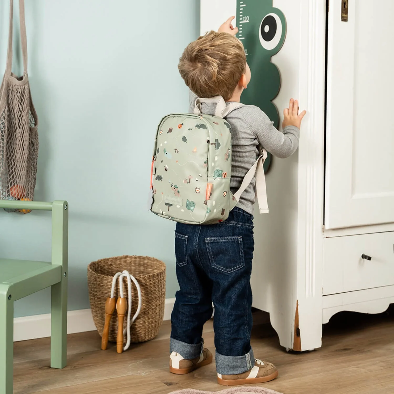 DonebyDeer Green Tiny Trails Tiny Backpack - Image 3