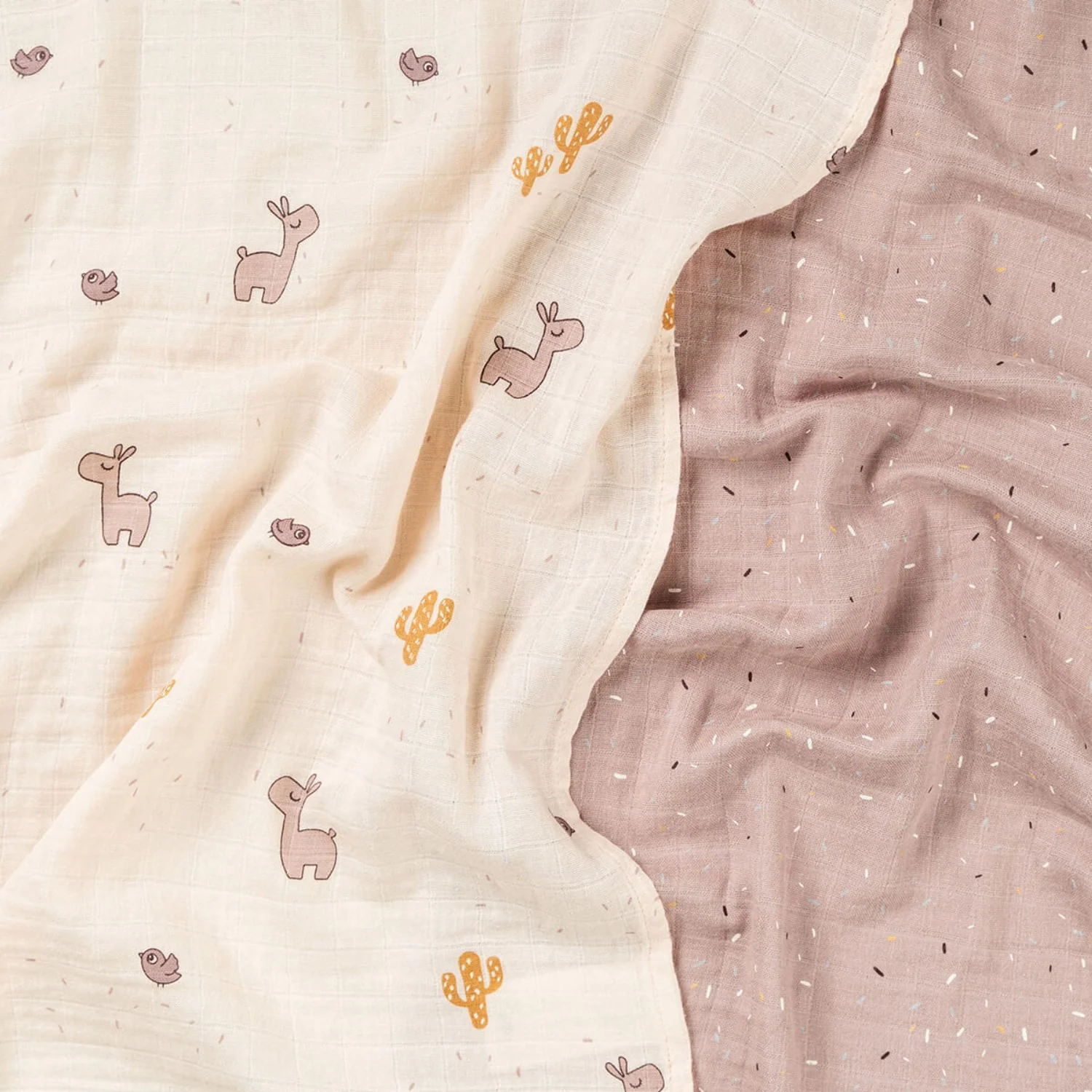DonebyDeer Lalee Powder Muslin Cloth 2-Pack - Image 2