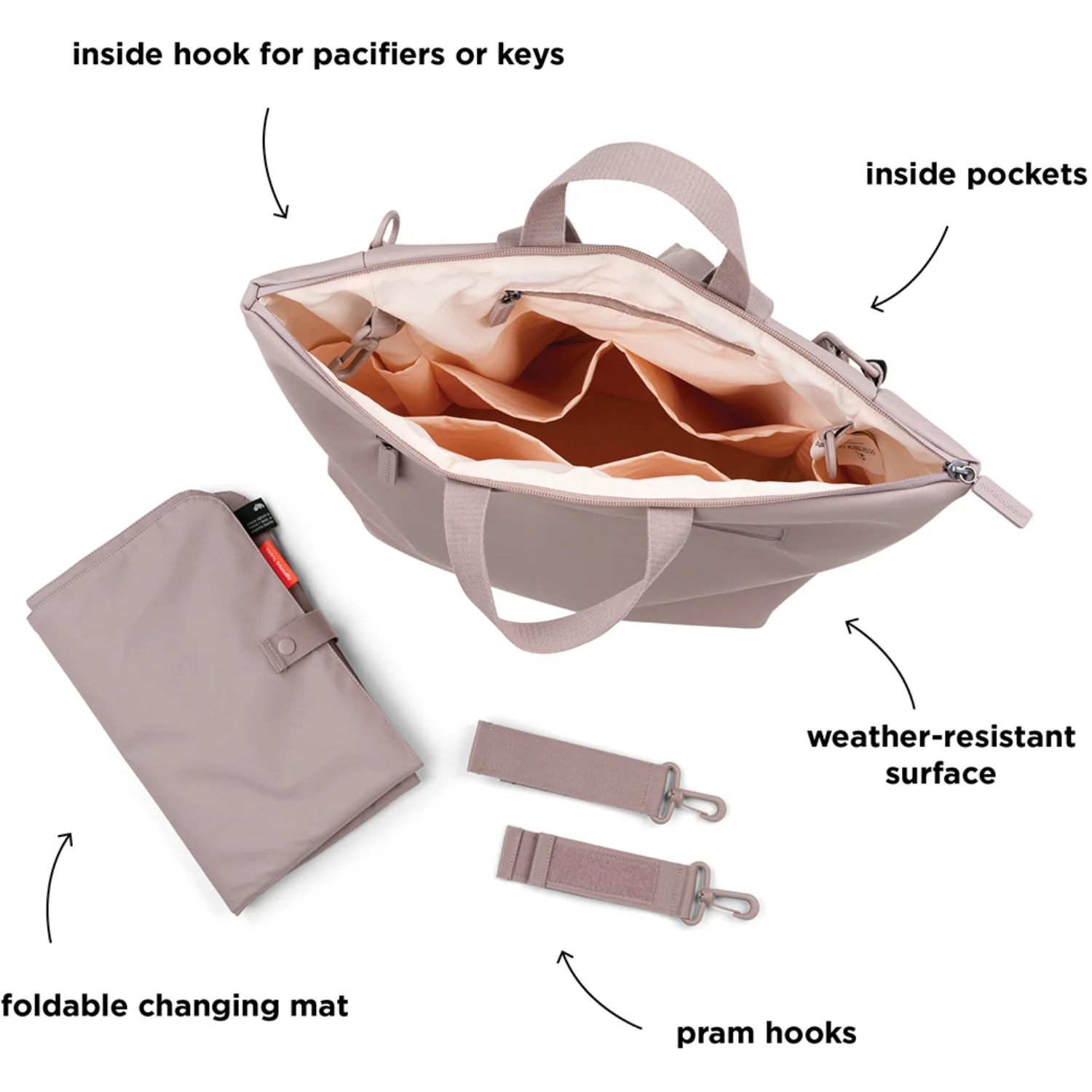 DonebyDeer Powder Changing Backpack - Image 3
