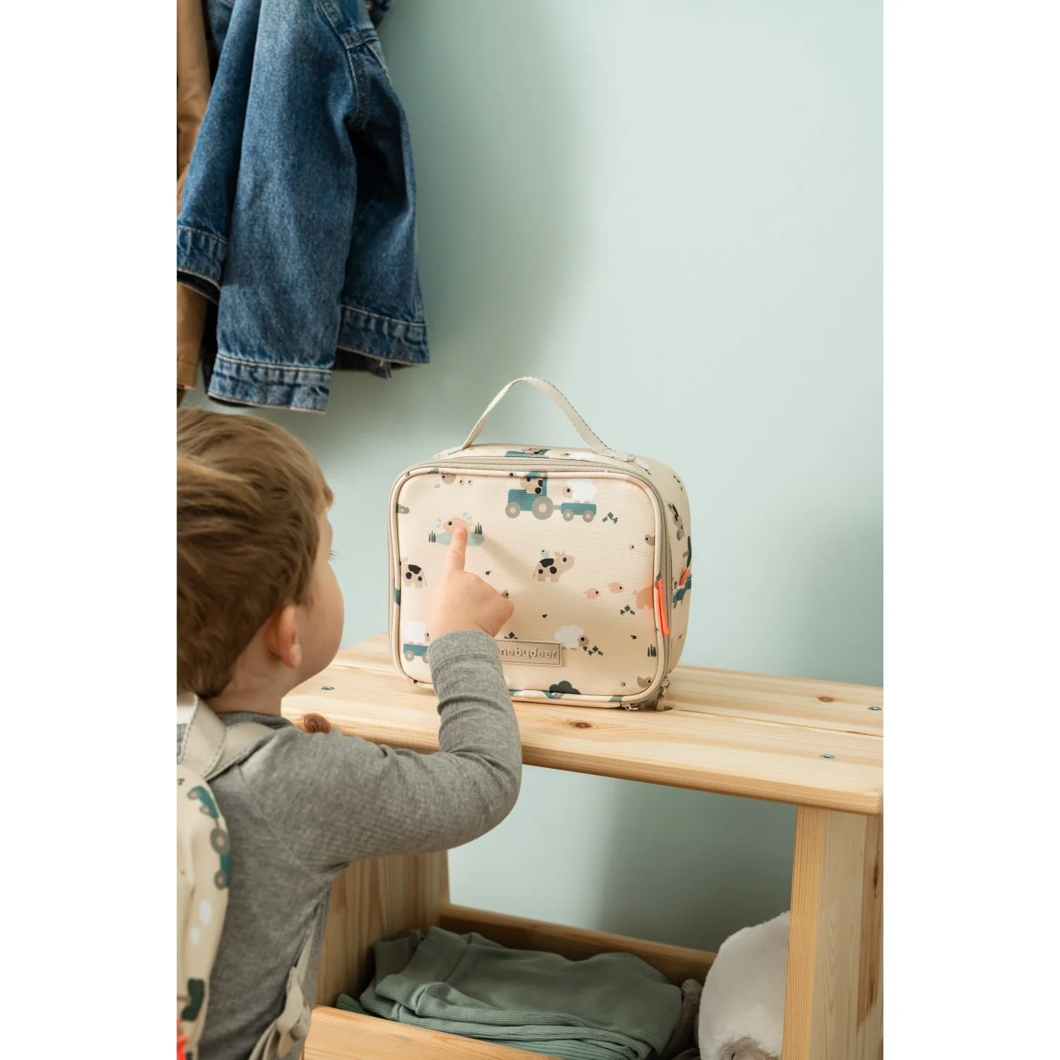 DonebyDeer Sand Tiny Farm Tiny Insulated Lunch Bag - Image 7
