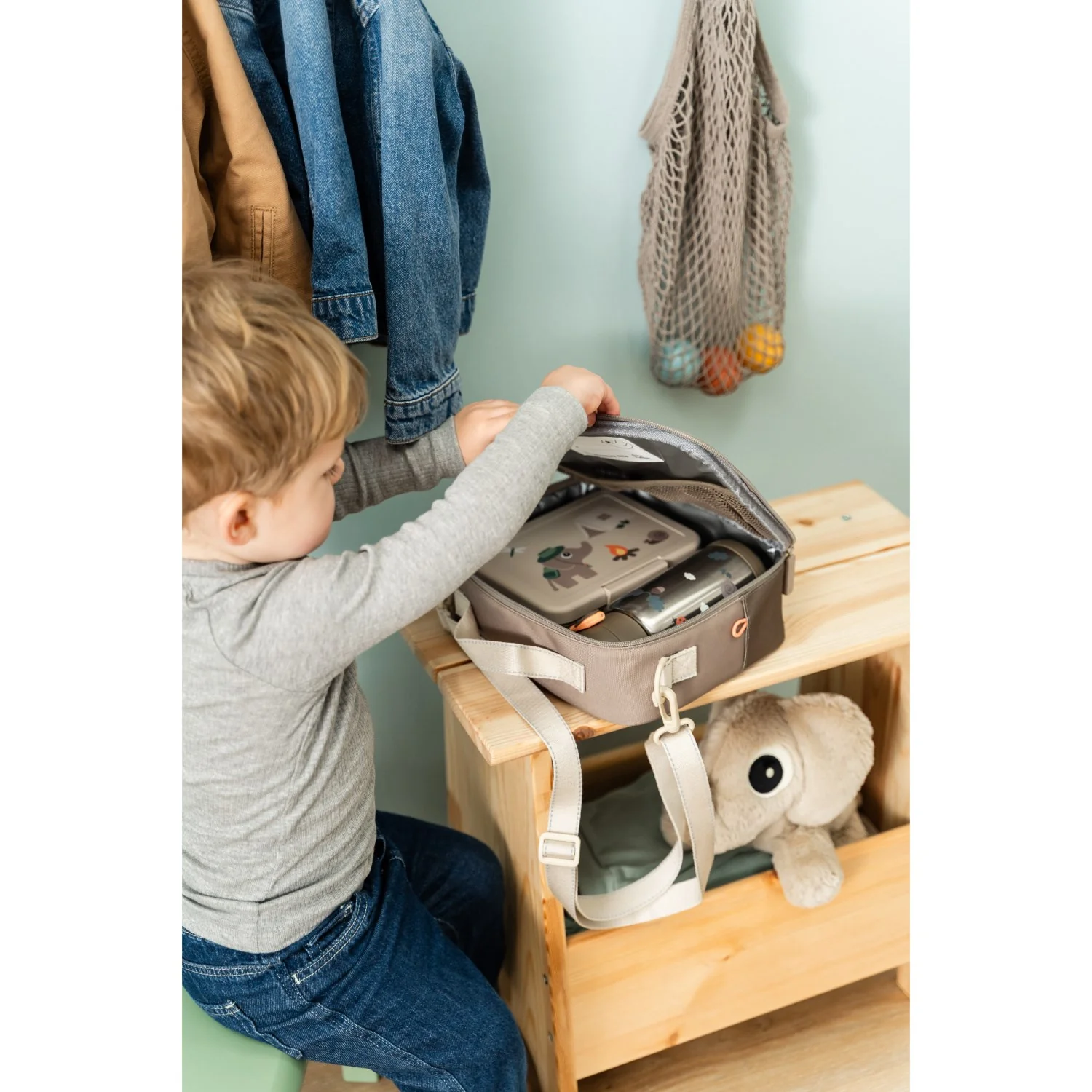 DonebyDeer Sand Tiny Trails Insulated Lunch Bag - Image 5