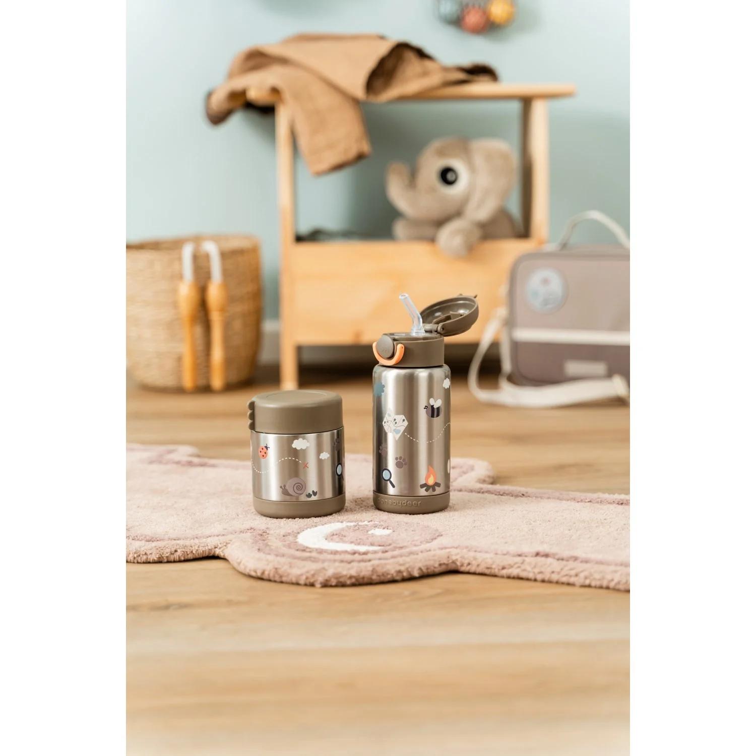 DonebyDeer Sand Tiny Trails Insulated Straw Bottle - Image 13