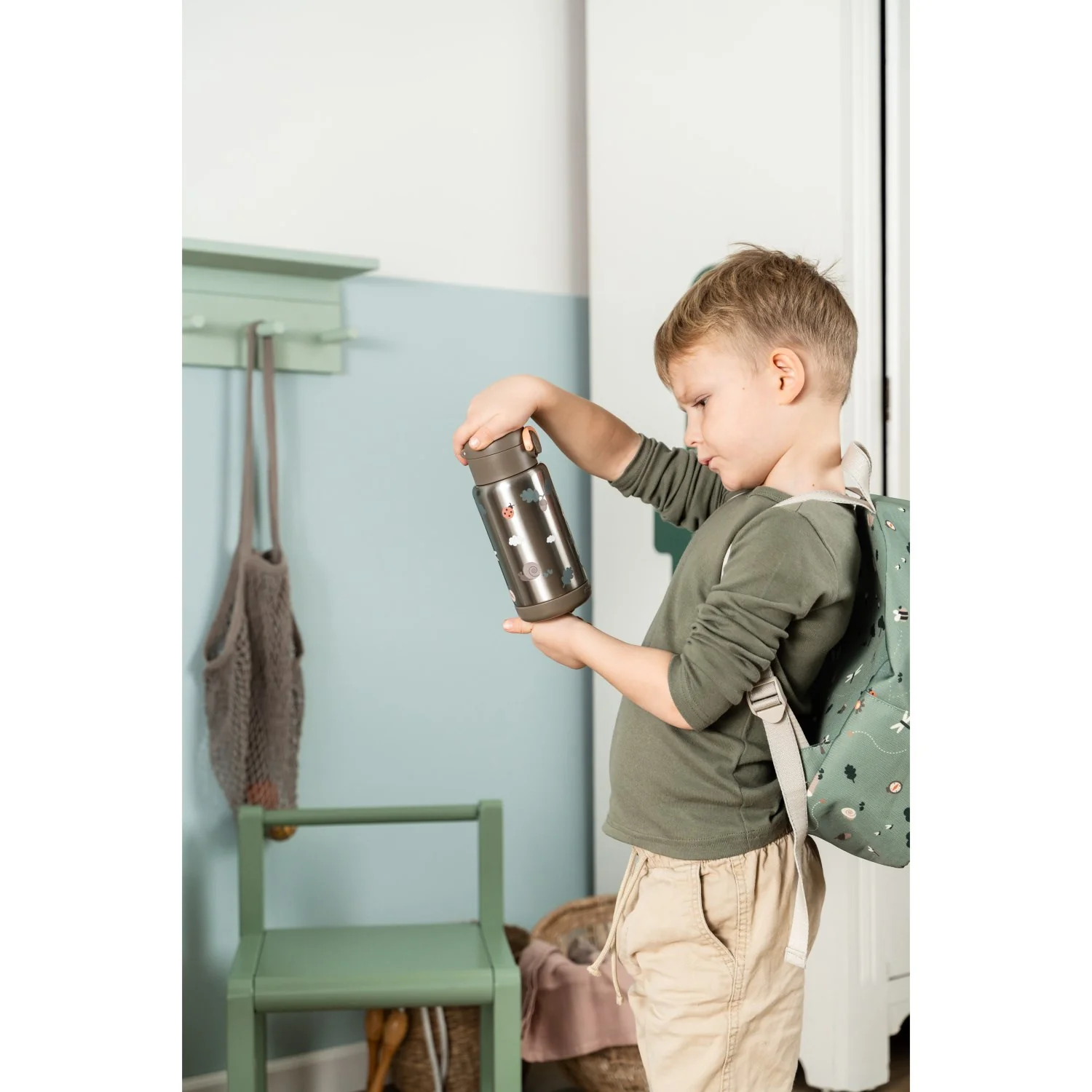 DonebyDeer Sand Tiny Trails Insulated Straw Bottle - Image 7