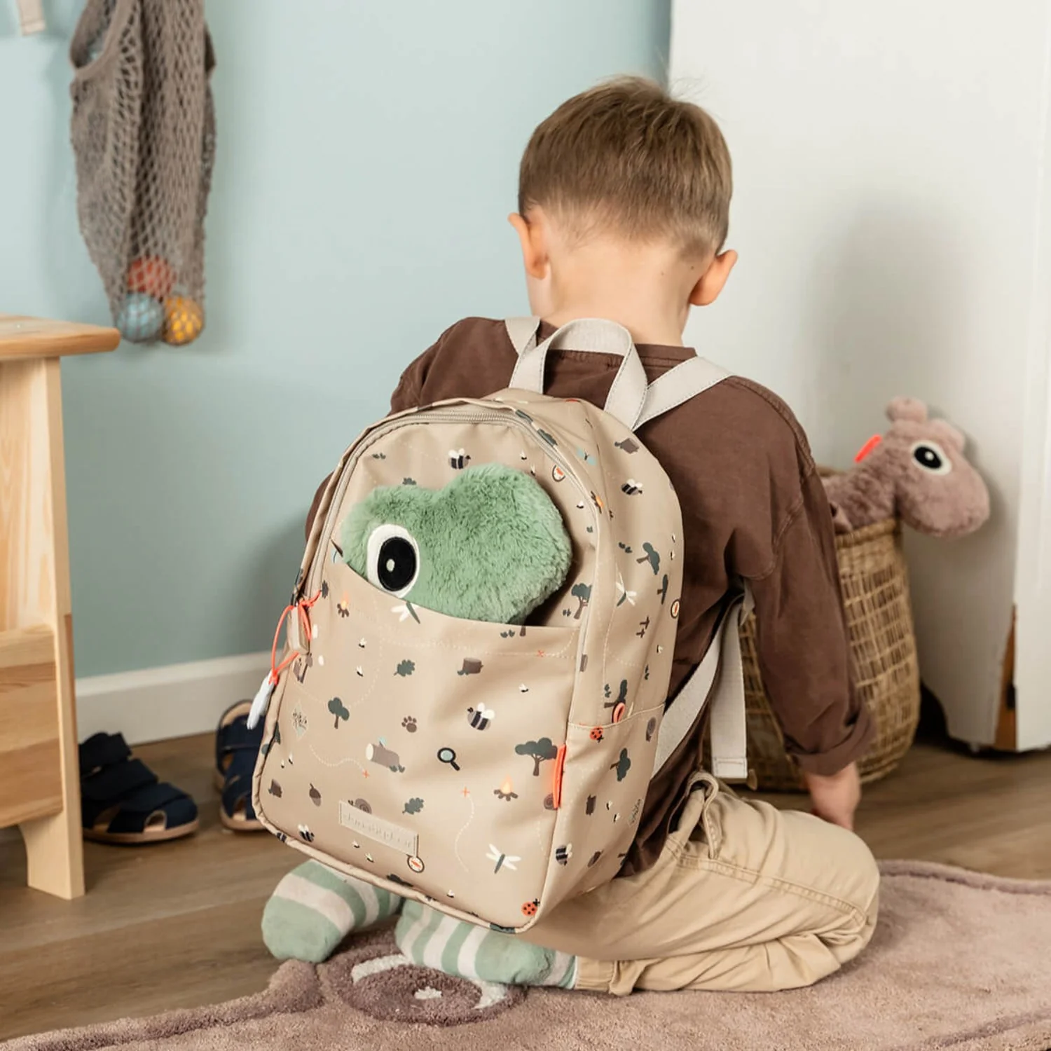 DonebyDeer Sand Tiny Trails Kids Backpack - Image 3
