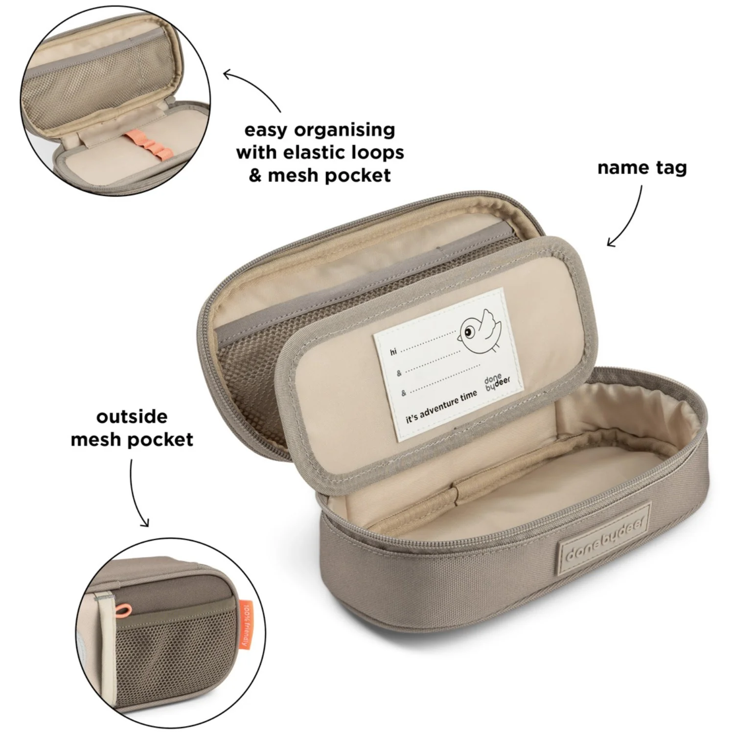 DonebyDeer Sand Tiny Trails Pencil Case - Image 12