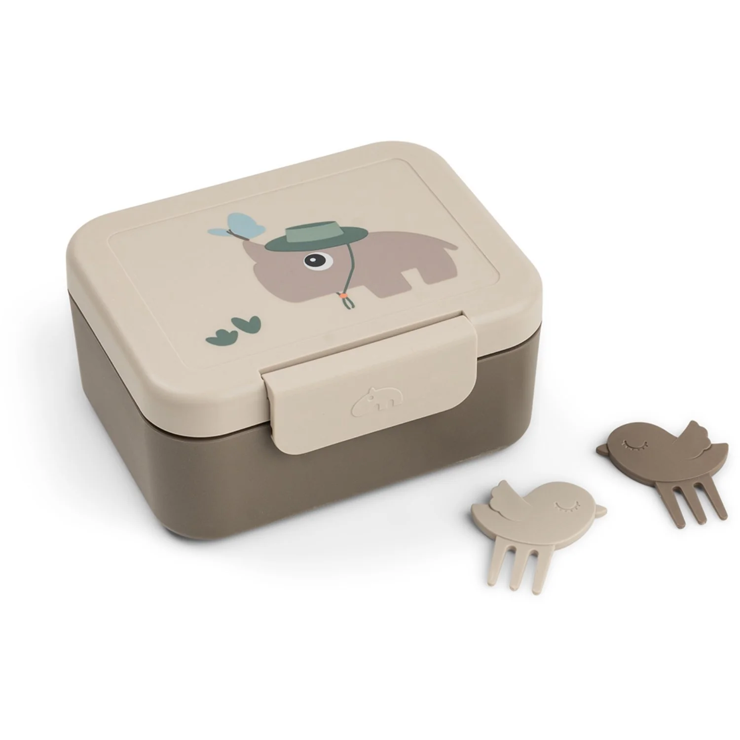 DonebyDeer Sand Tiny Trails Tiny Lunch Box With Snack Picks