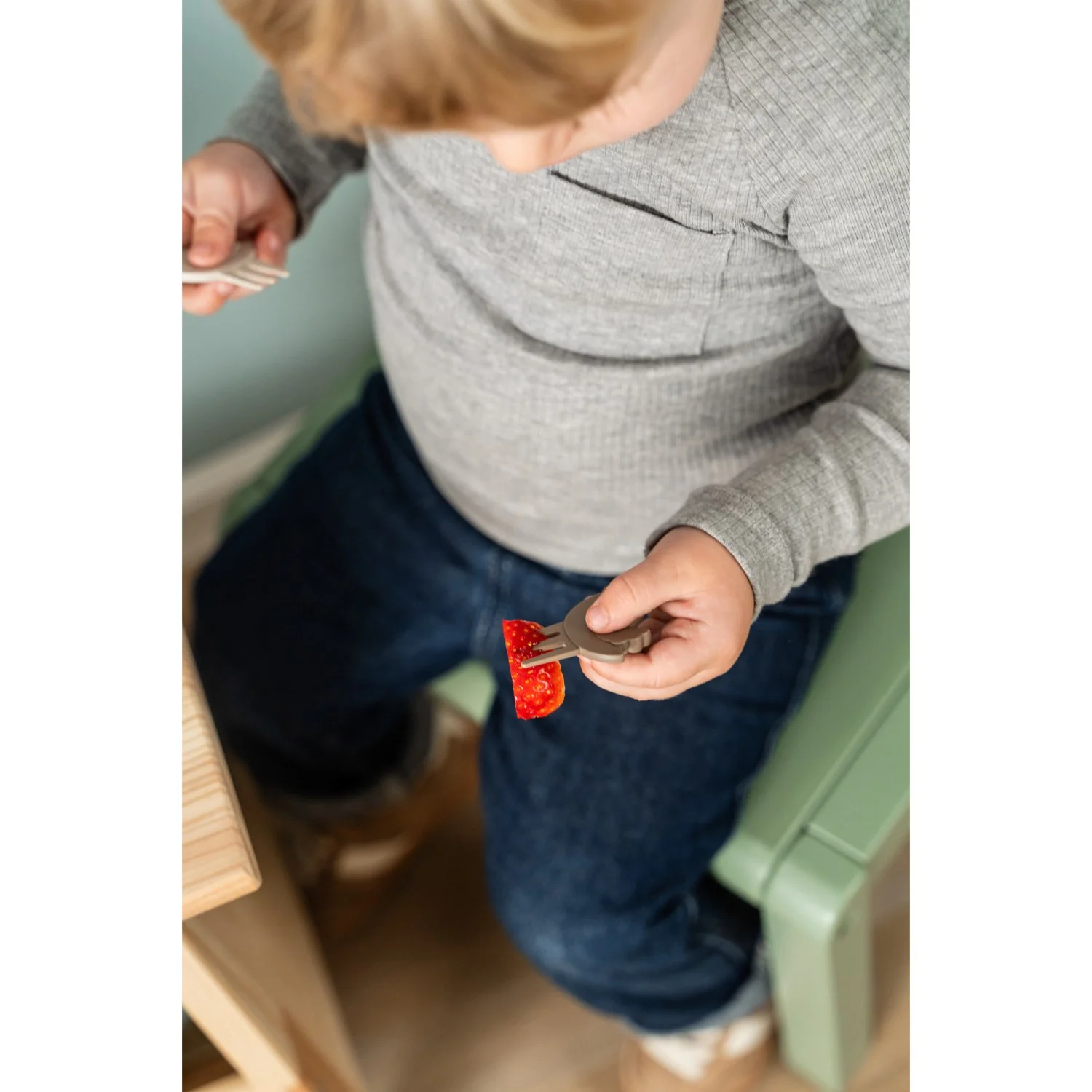 DonebyDeer Sand Tiny Trails Tiny Lunch Box With Snack Picks - Image 11