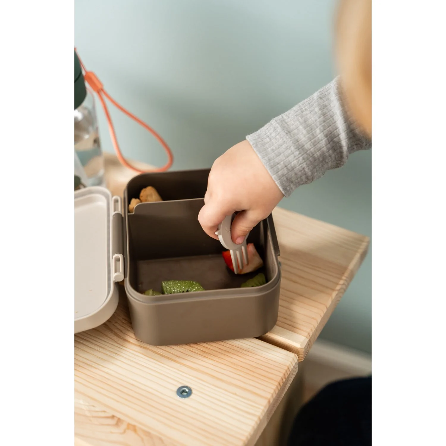 DonebyDeer Sand Tiny Trails Tiny Lunch Box With Snack Picks - Image 12