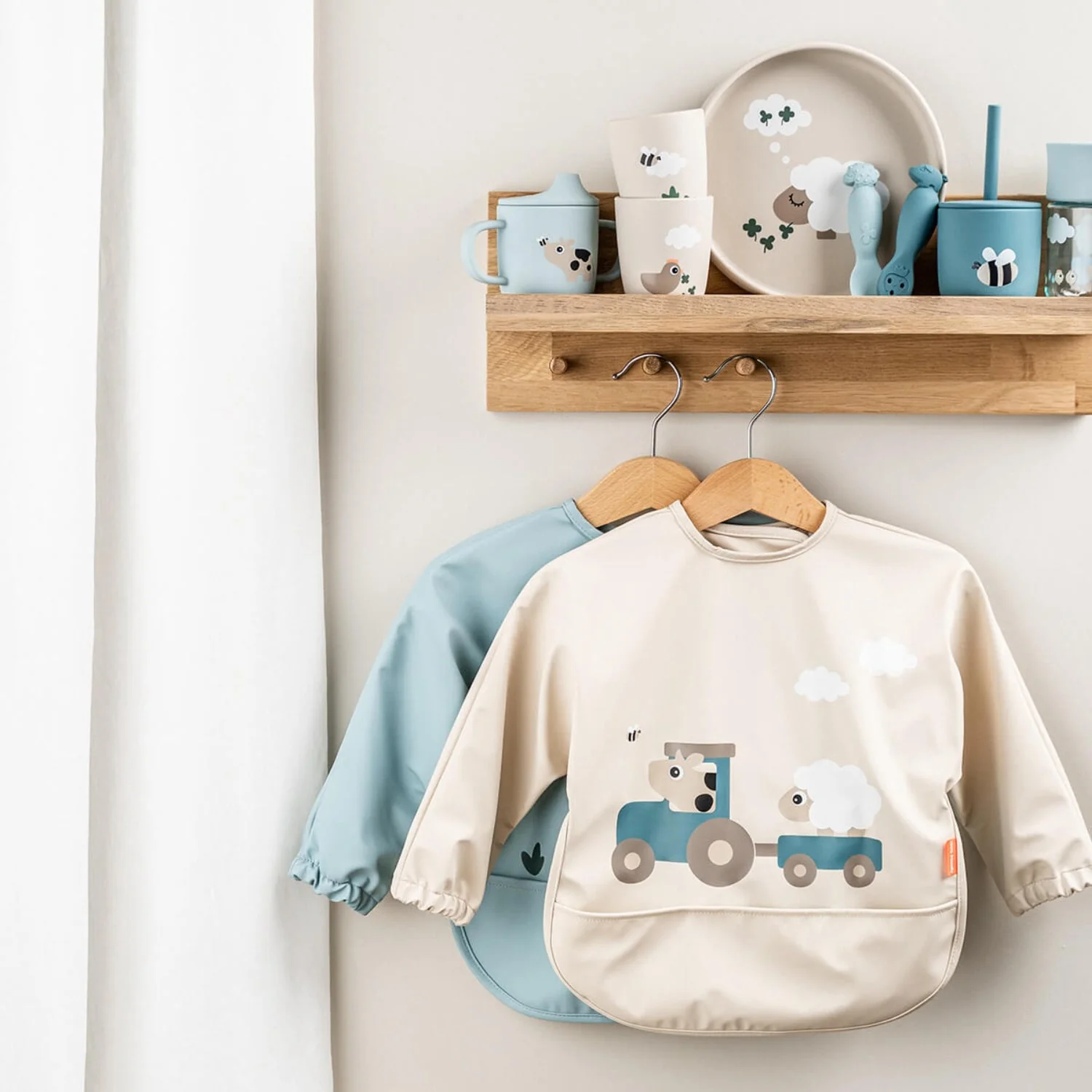 DonebyDeer Tiny Farm Blue Learning Spoon Set - Image 3