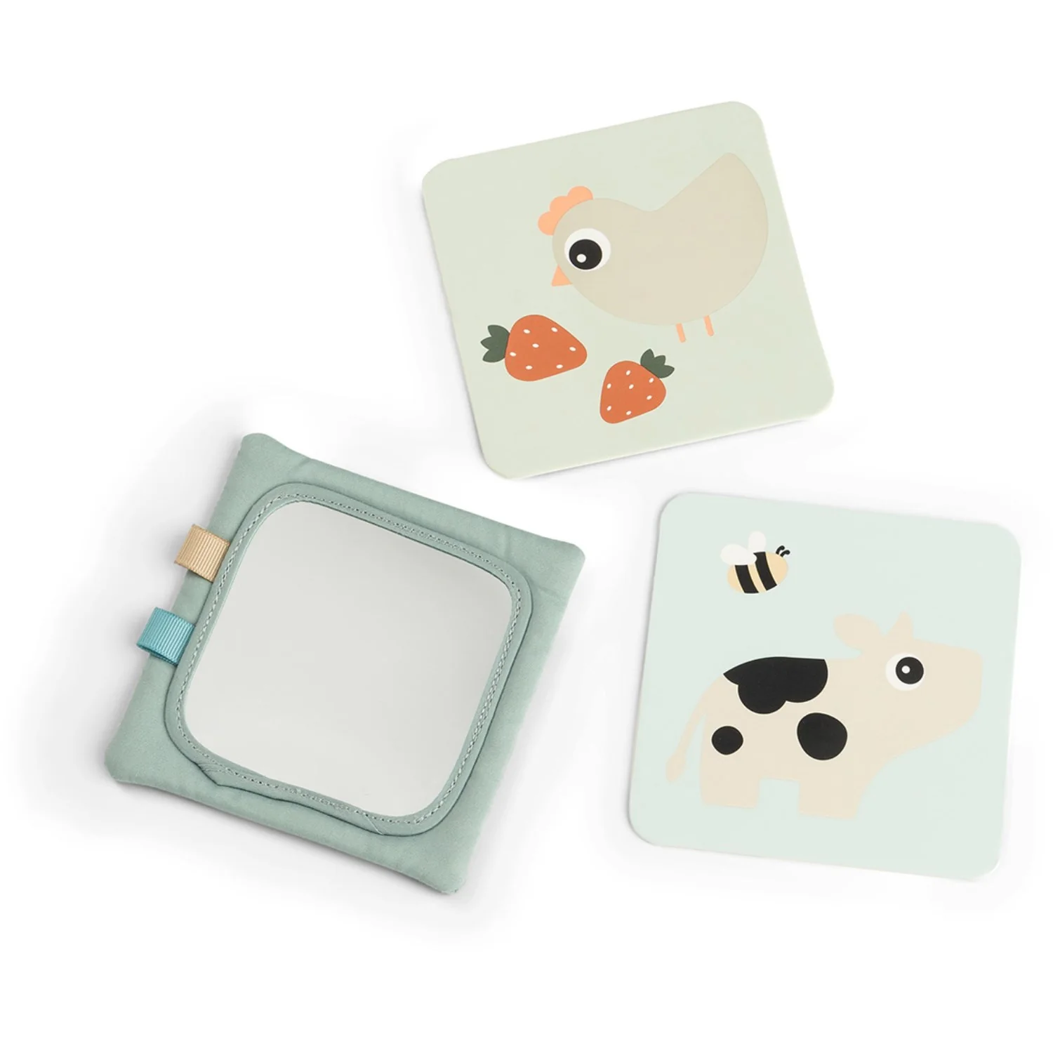 DonebyDeer Tiny Farm Green Baby Contrast Cart Holder - Image 6