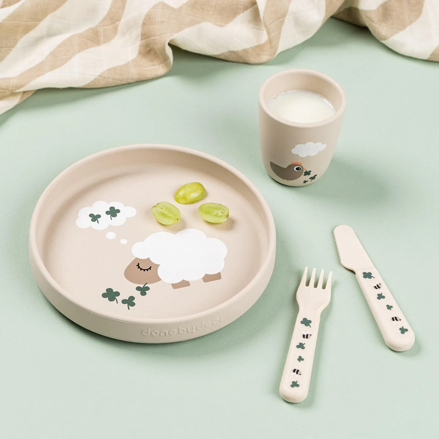 DonebyDeer Tiny Farm Sand Silicone Mini Cup - Image 2