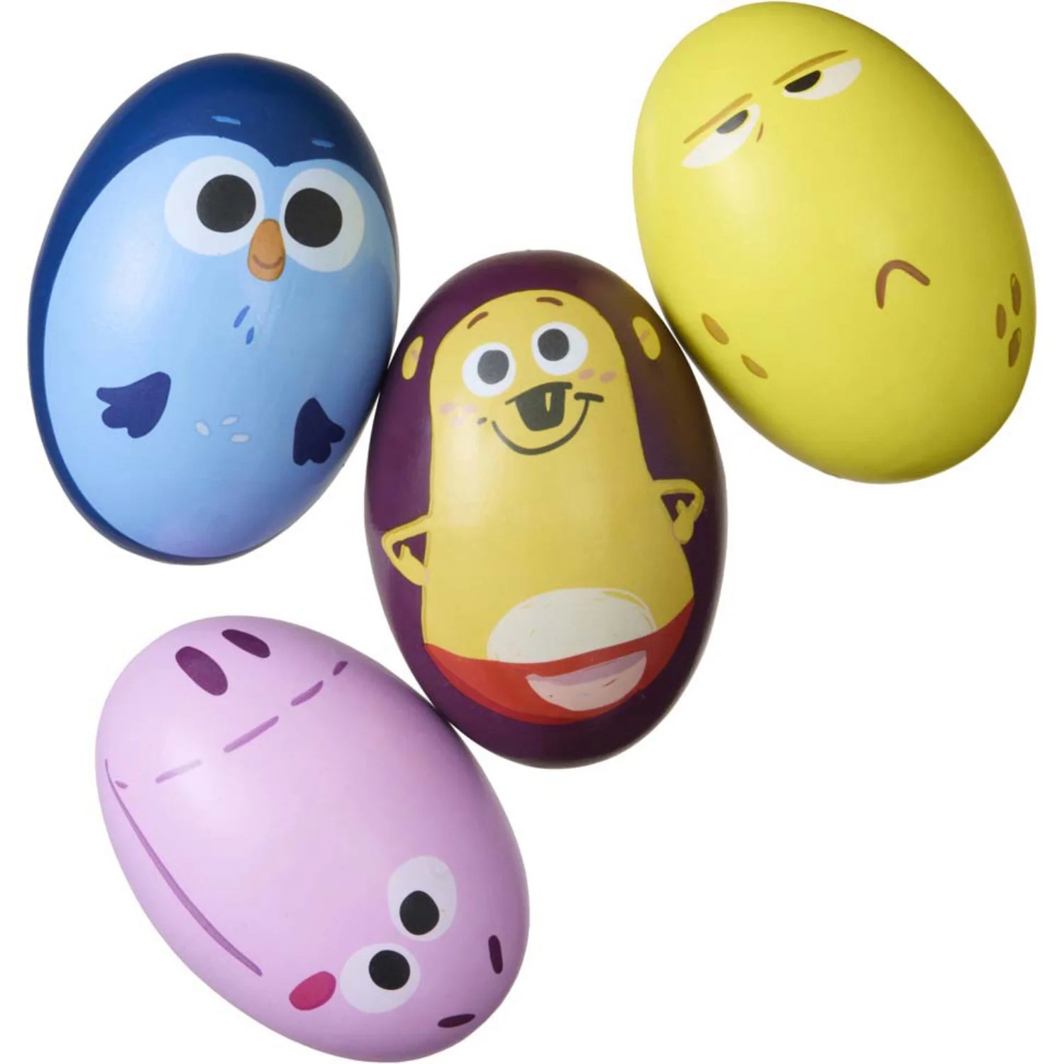 DR Børste Rattle Eggs, 4-pack - Image 3
