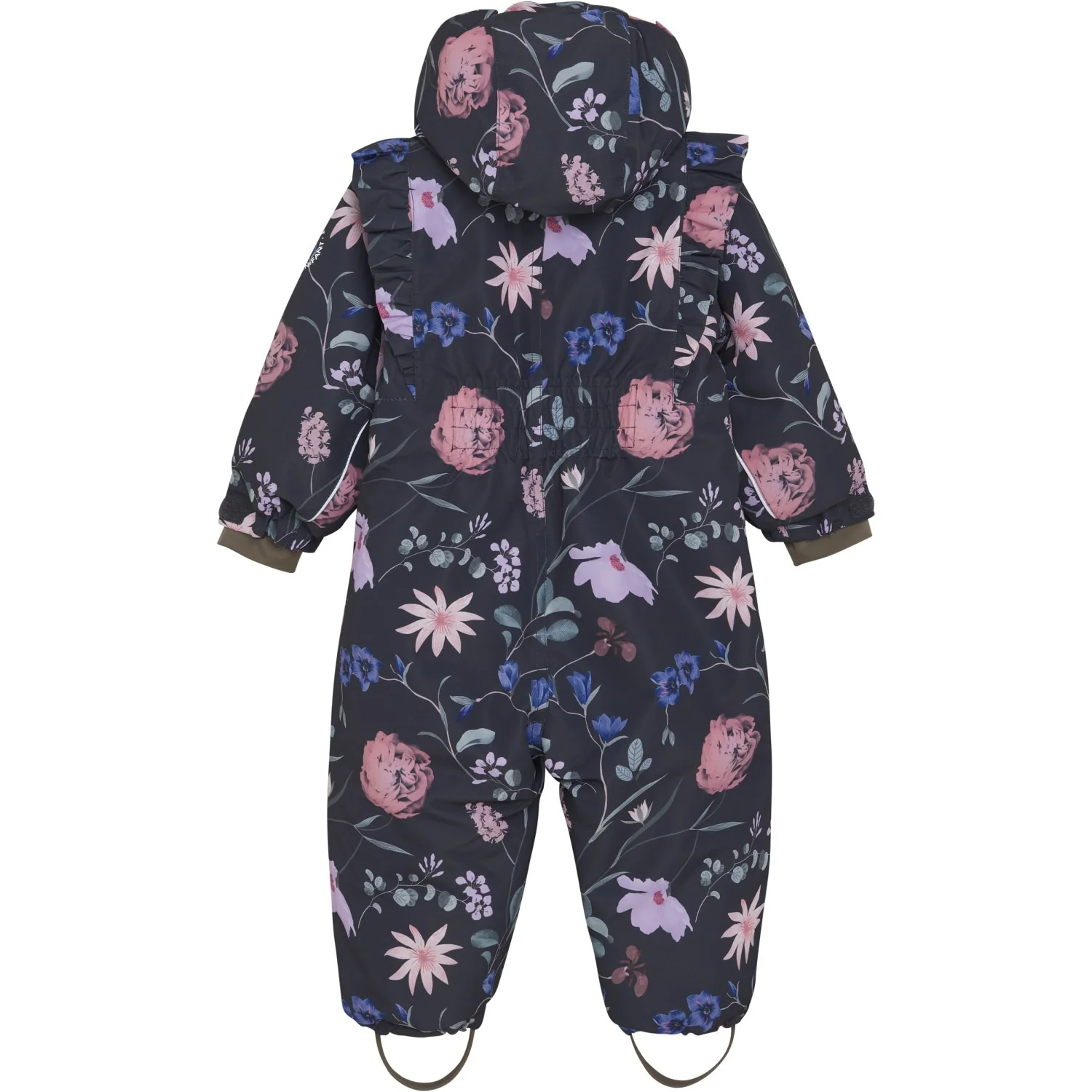 En Fant Ebony Baby Snowsuit W. Frills - Image 4