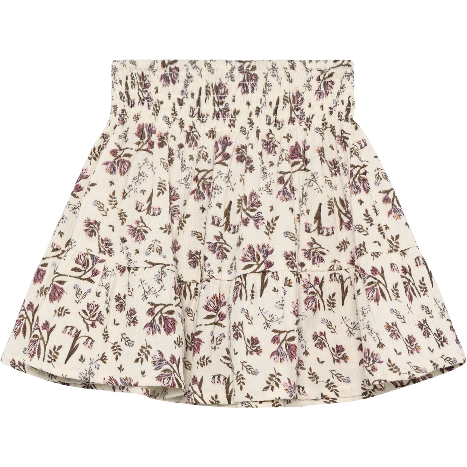 En Fant Eggnog Skirt Floral Woven - Image 3