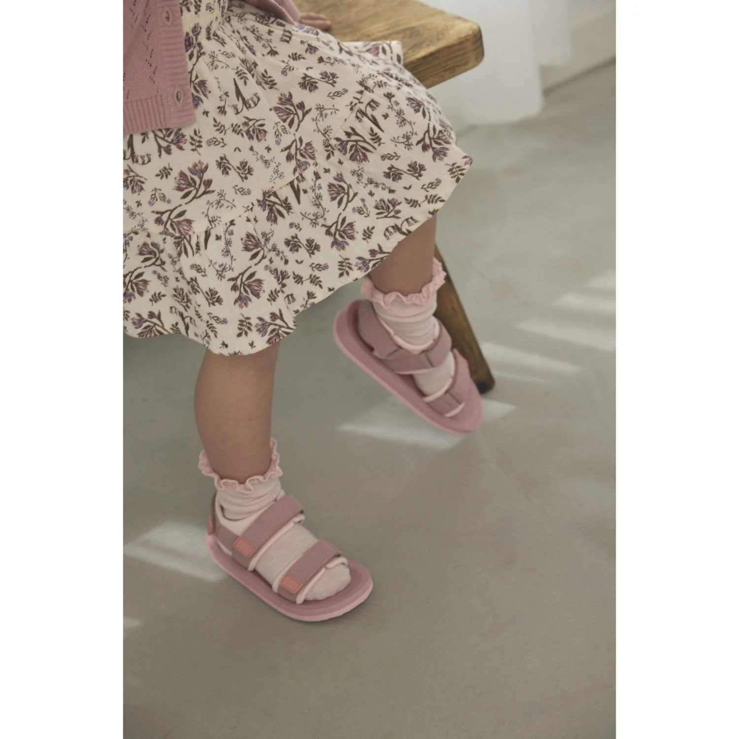 En Fant Eggnog Skirt Floral Woven - Image 5