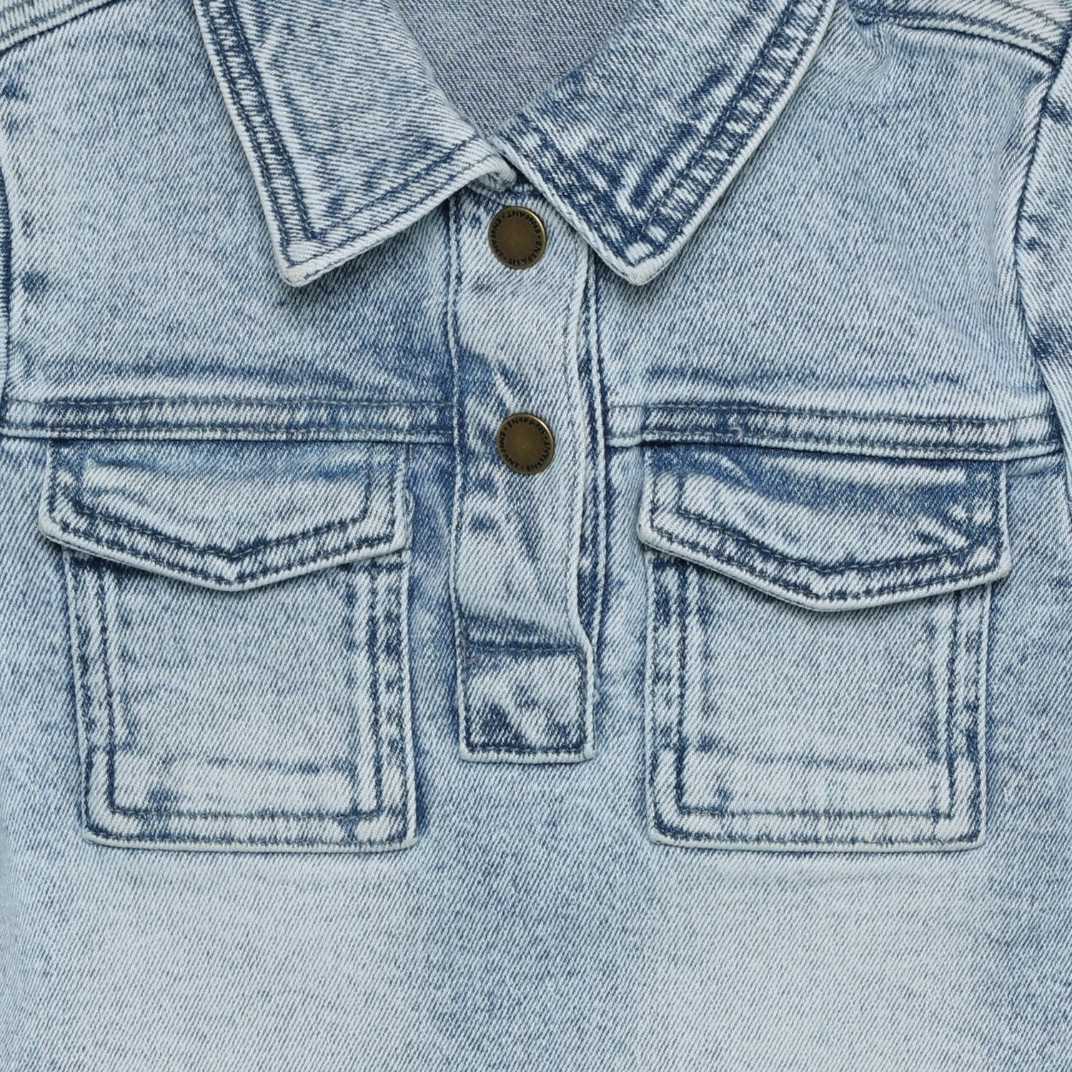 En Fant Light Blue Denim Dress Denim - Image 2