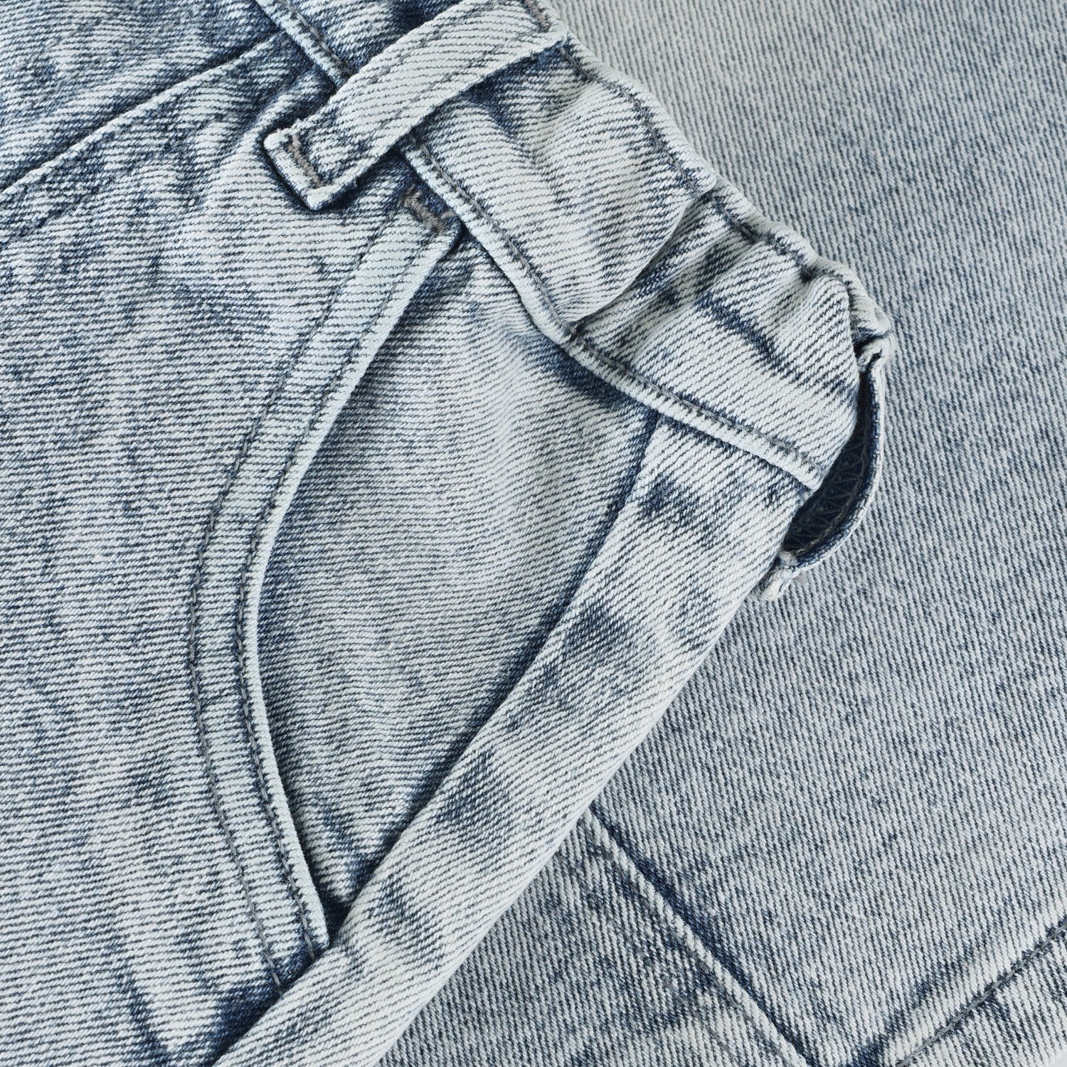En Fant Light Blue Denim Skirt Denim - Image 2