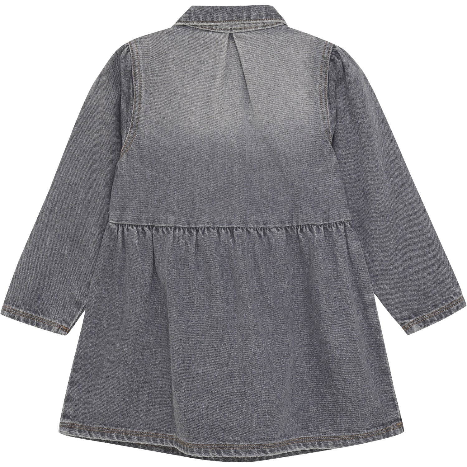 En Fant Light Grey Denim Dress Denim - Image 2