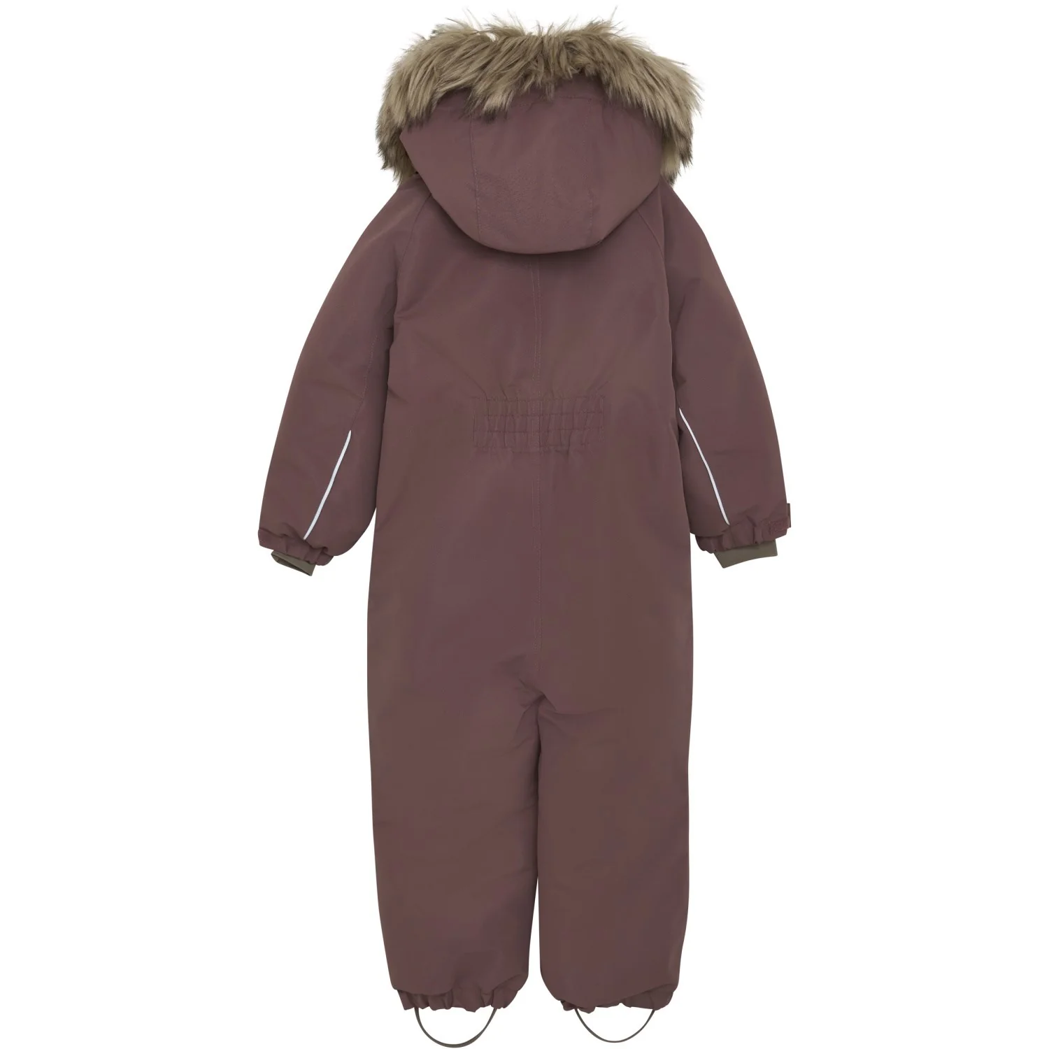 En Fant Rose Taupe Snowsuit W. Fake Fur - Image 2