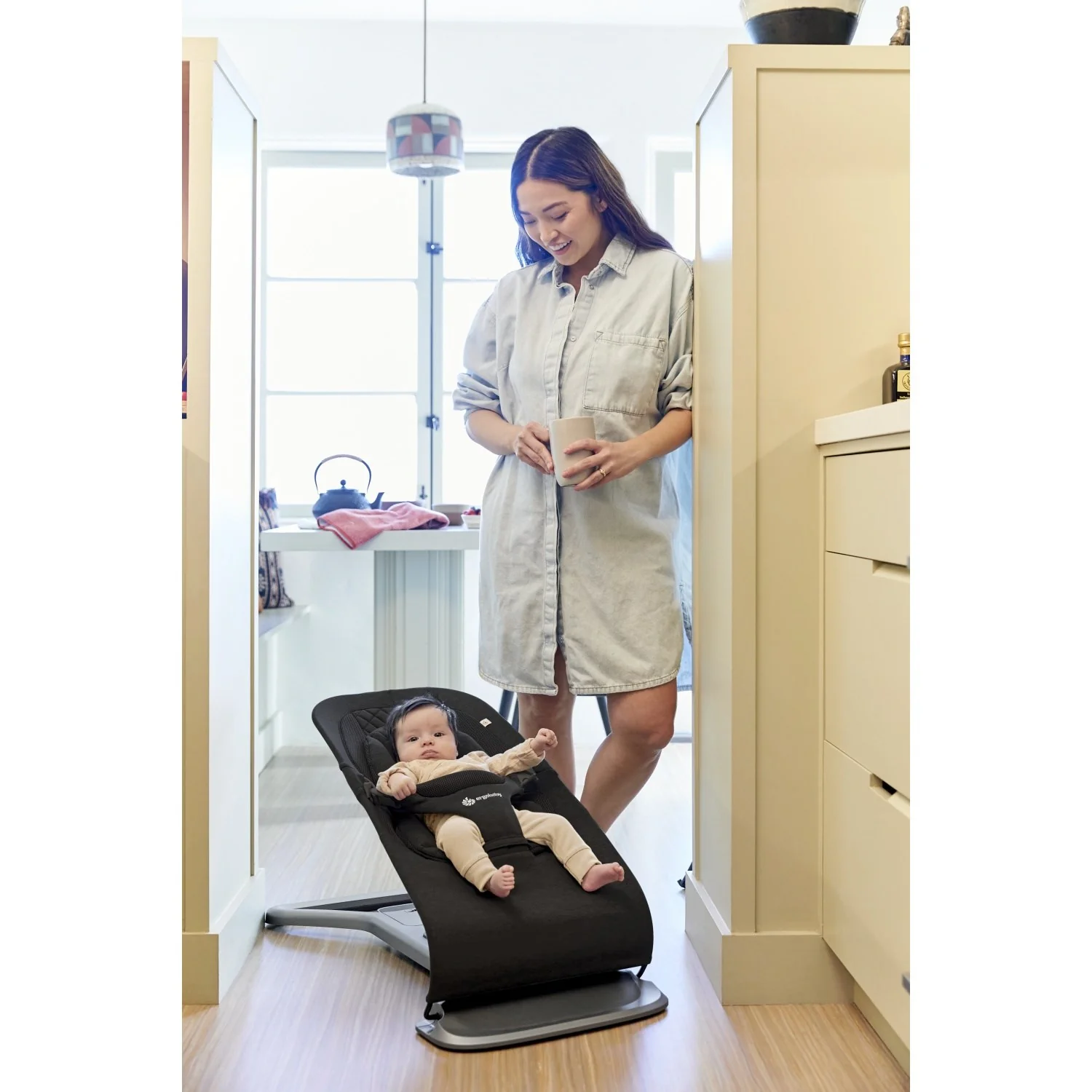 Ergobaby Onyx Black Evolve Bouncer - Image 9
