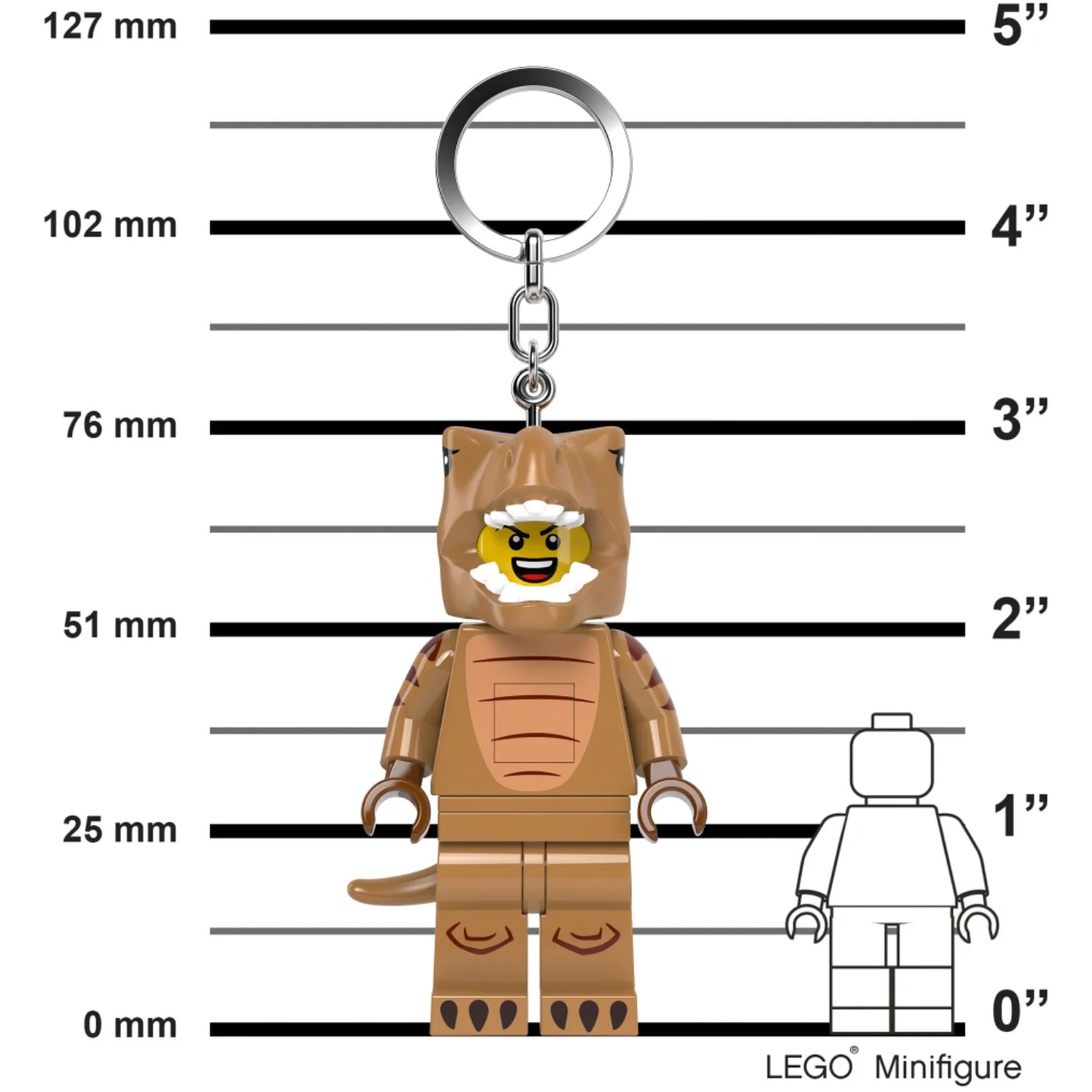 Euromic Lego® Minifigurines™ Keychain Light T-Rex Costume Fan - Image 4
