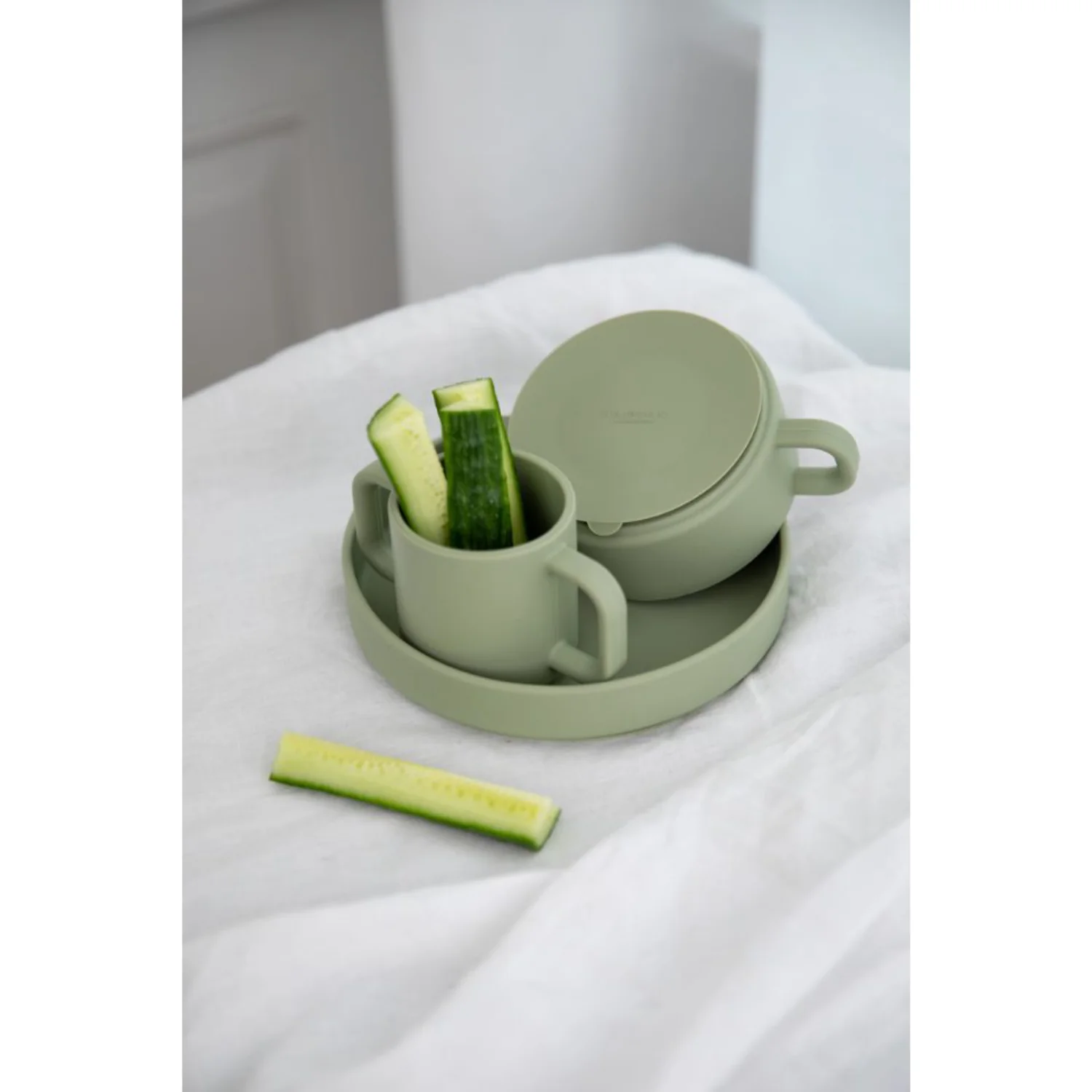 Everleigh & Me Olive Dinner Set - Image 2