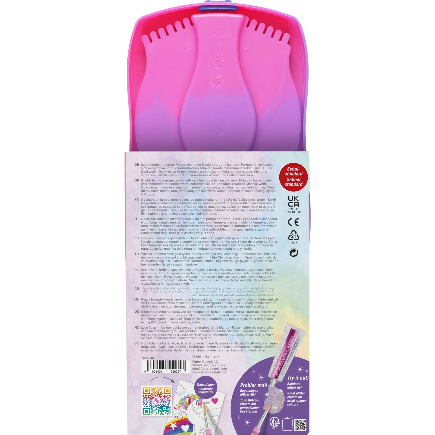 Faber-Castell Cover Connector, Unicorn 12 Ass Colours - Image 3
