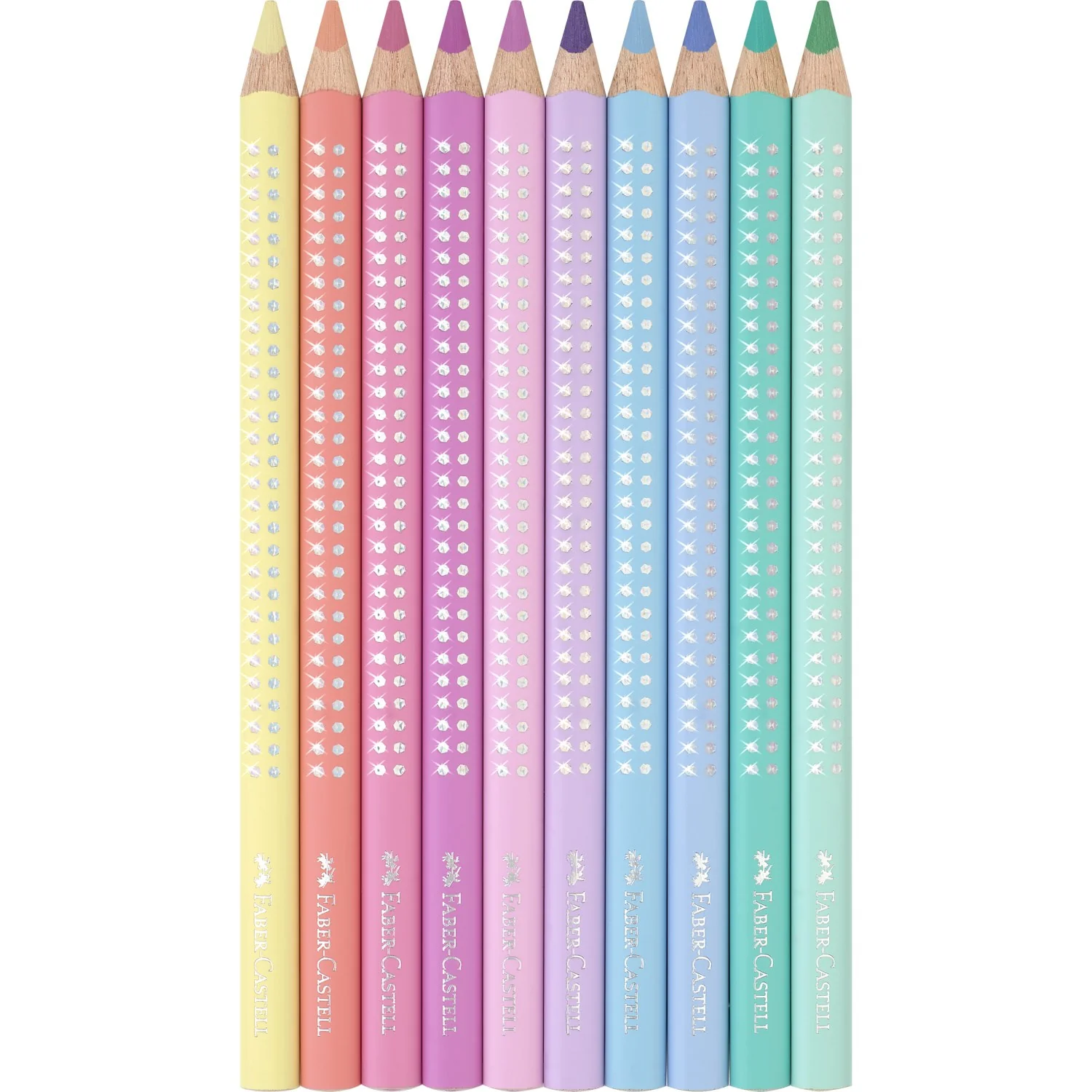 Faber-Castell Jumbo Sparkle Crayons Pastel - Image 5