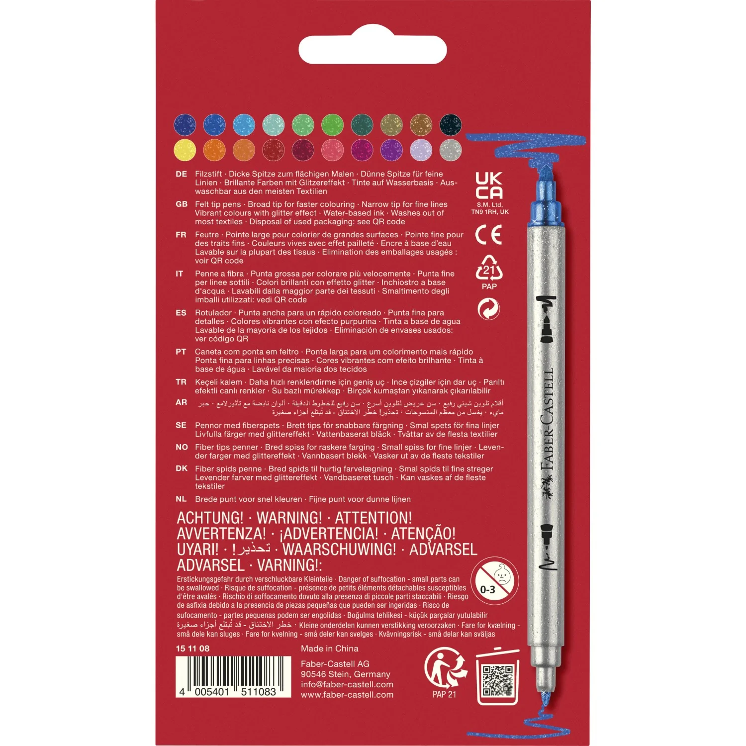 Faber-Castell markers double 20 pcs - Image 3