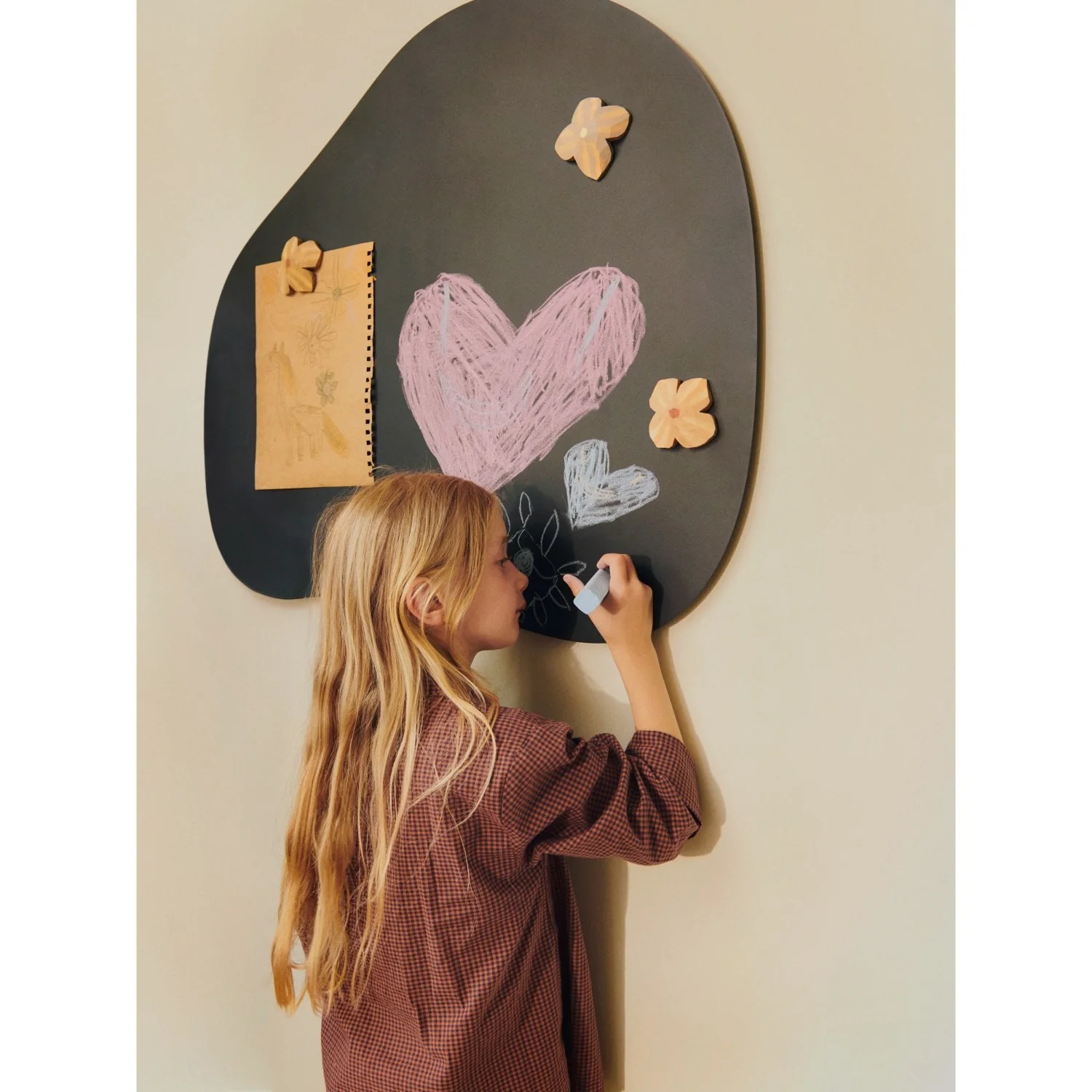 Ferm Living Multi Poesie Hand Carved Magnets 3-Pack - Image 4