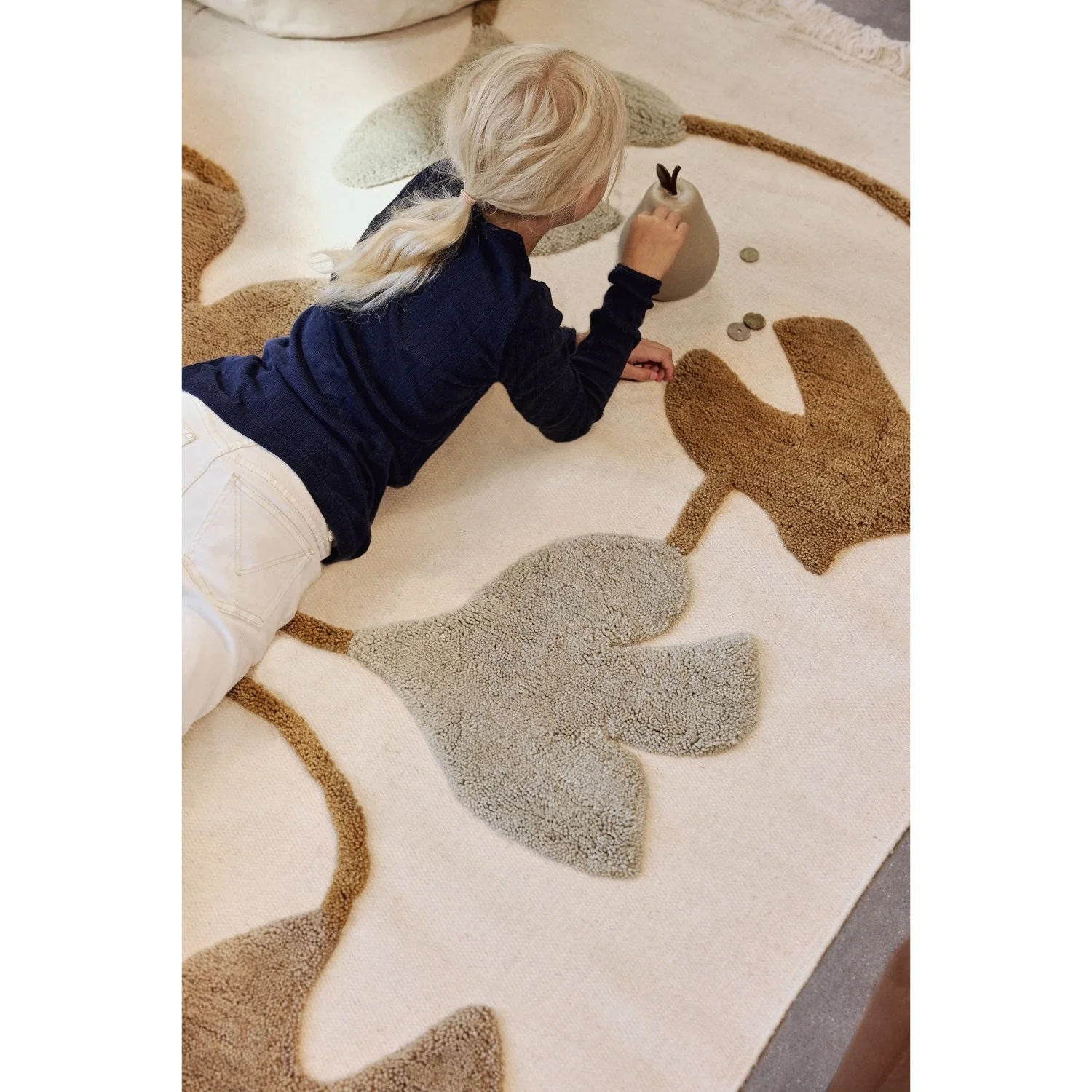 Ferm Living Multi Swif Bird Wool Rug - Image 2