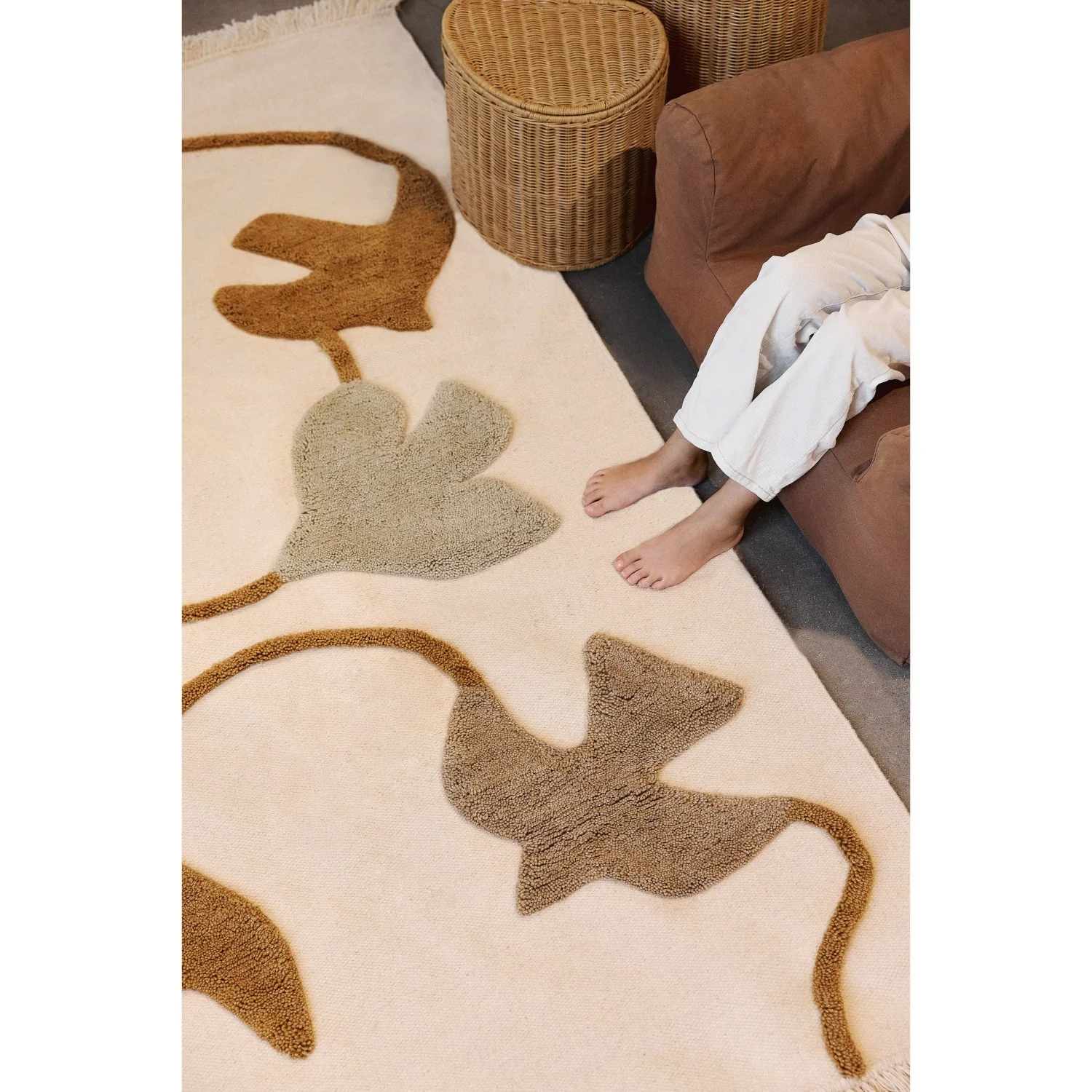 Ferm Living Multi Swif Bird Wool Rug - Image 3