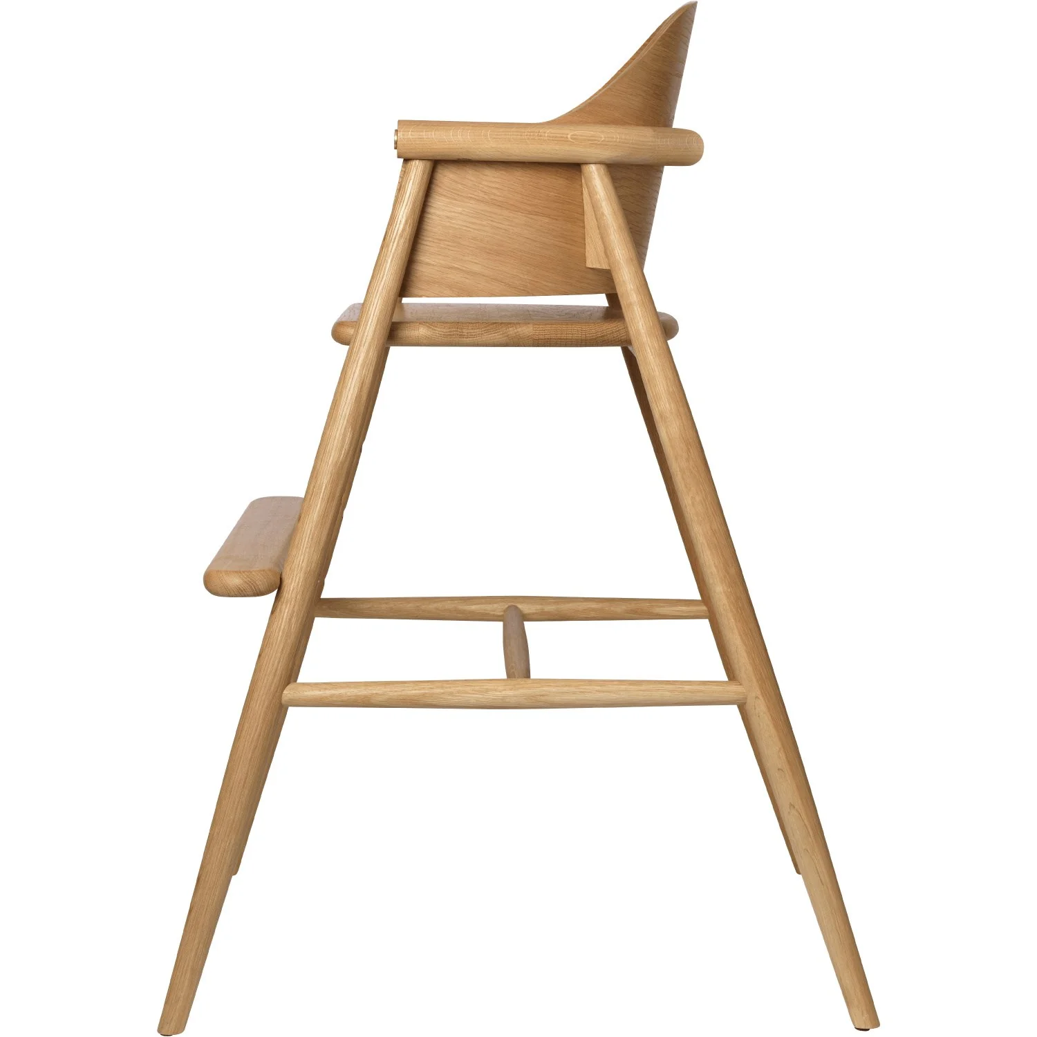 Ferm Living Natural Oak Muru High Chair - Image 11