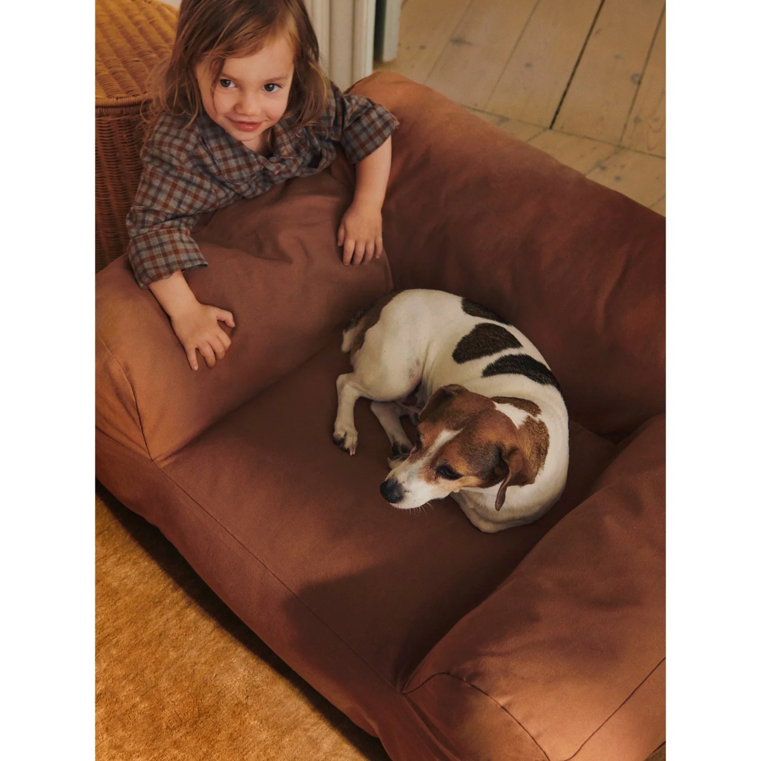 Ferm Living Tan Billow Bean Bag - Image 2
