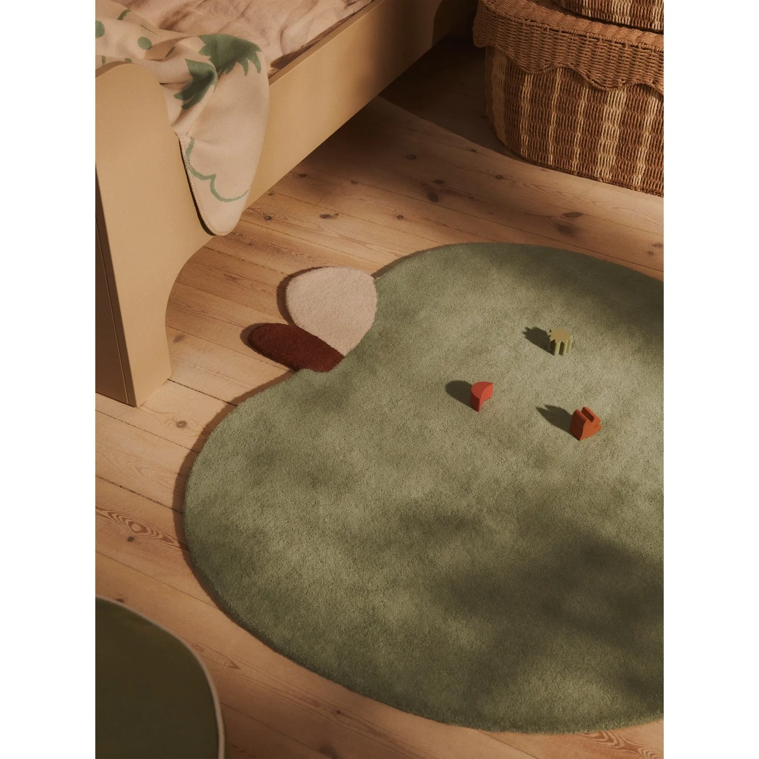 Ferm Living Tea Green Apple Tufted Rug - Image 7