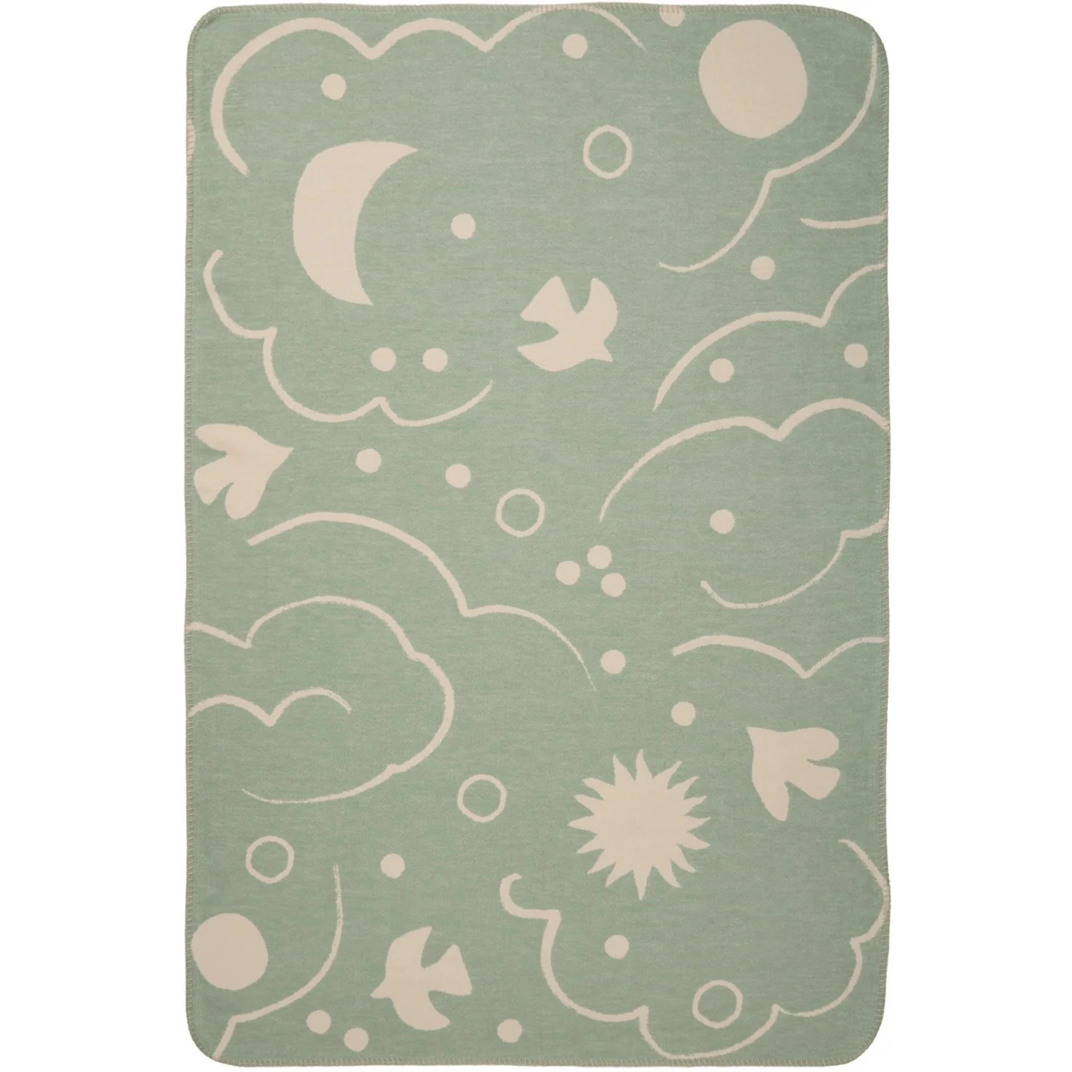 Ferm Living Tea Green/Parchment Skye Blanket - Image 8