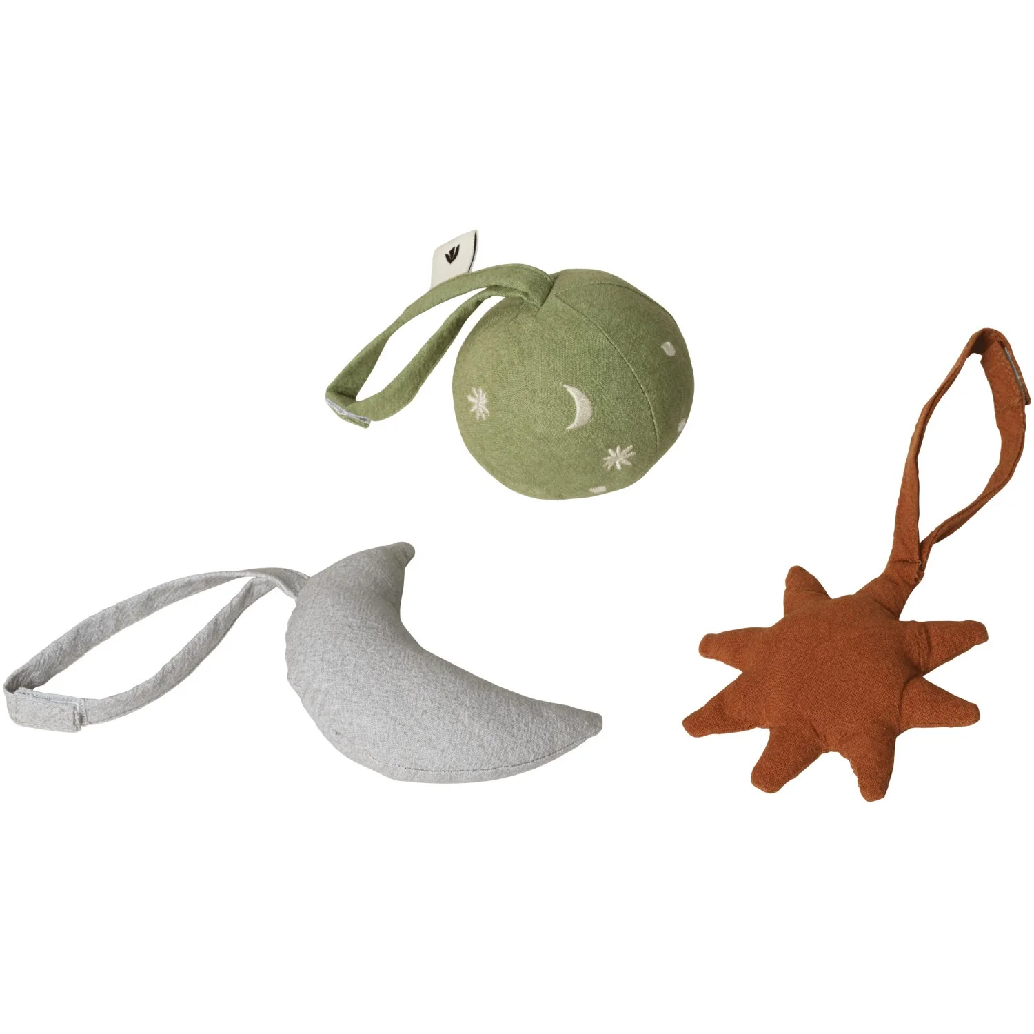 Ferm Living Tea Green Skye Baby Toys 3 Pack - Image 3