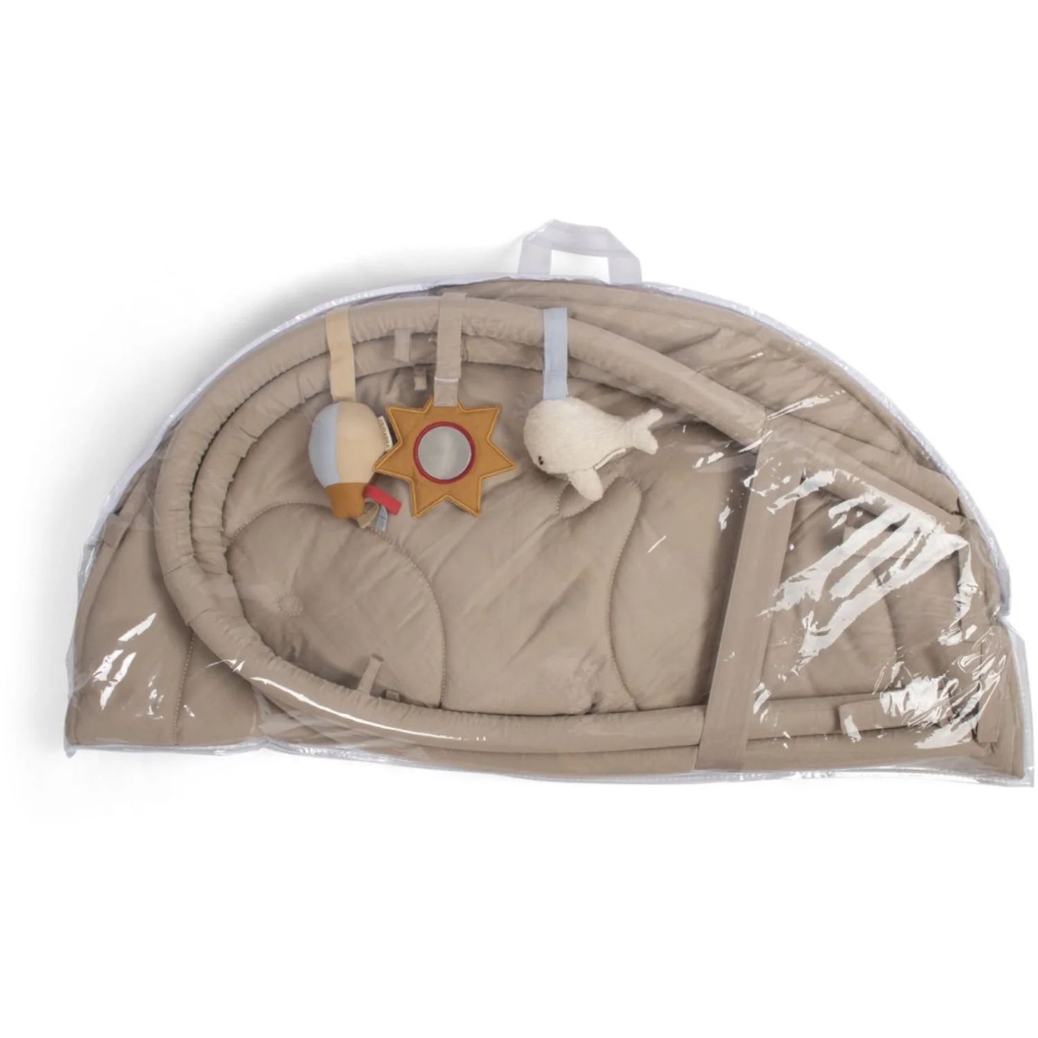 FILIBABBA Beige Fjord Activity Gym Including 3 Sensory Toys - Image 7