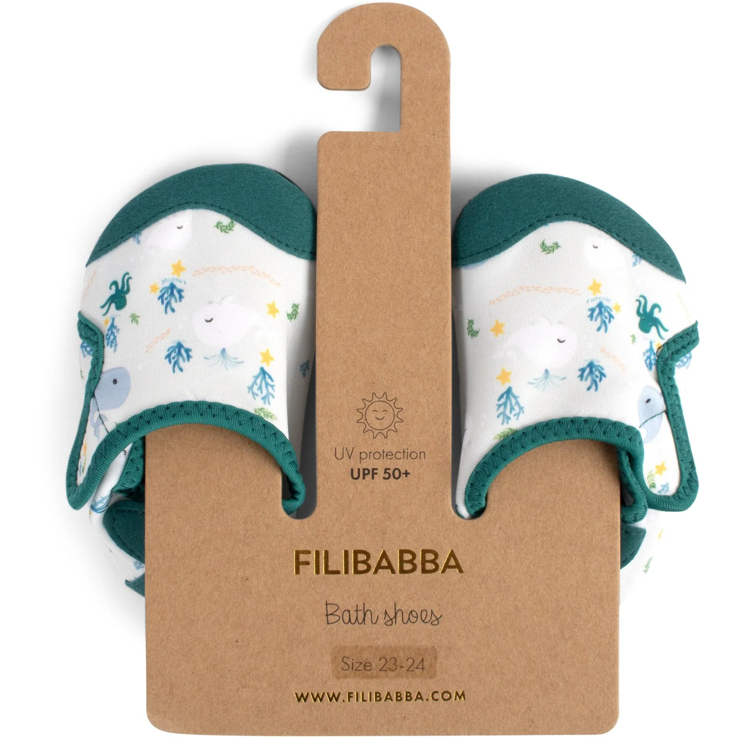 FILIBABBA Christian's Whale Tales Swim Shoes - Image 2