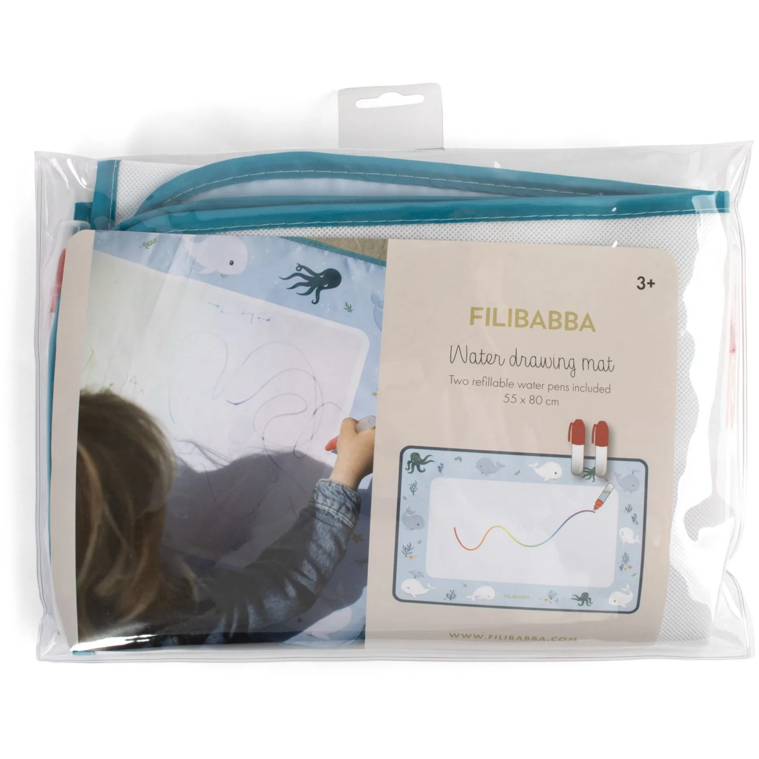 FILIBABBA Christian's Whale Tales Water Drawing Mat - Image 5