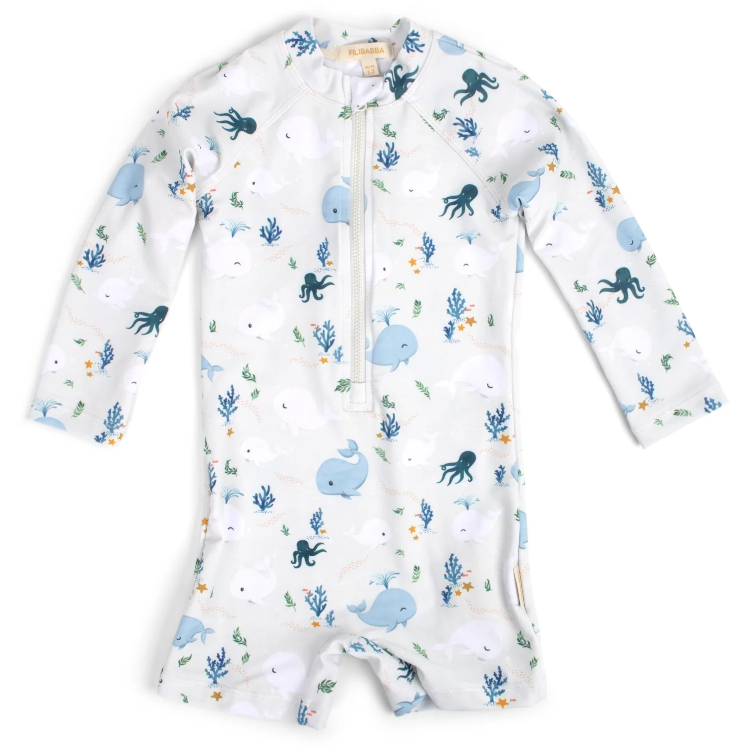 FILIBABBA Christian's Whale Tales Villads Uv Suit