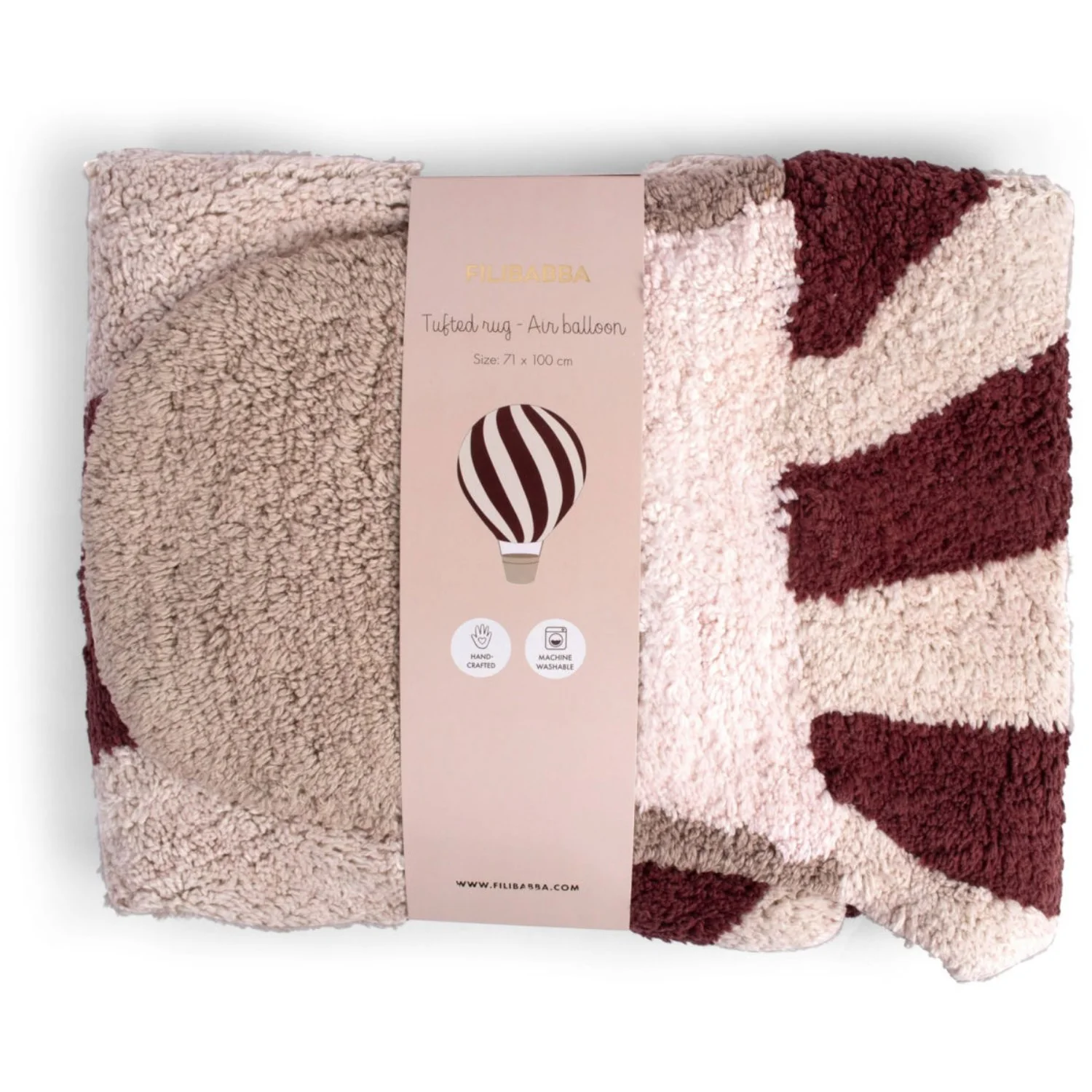 FILIBABBA Deeply Red Tufted Rug Air Balloon - Image 3