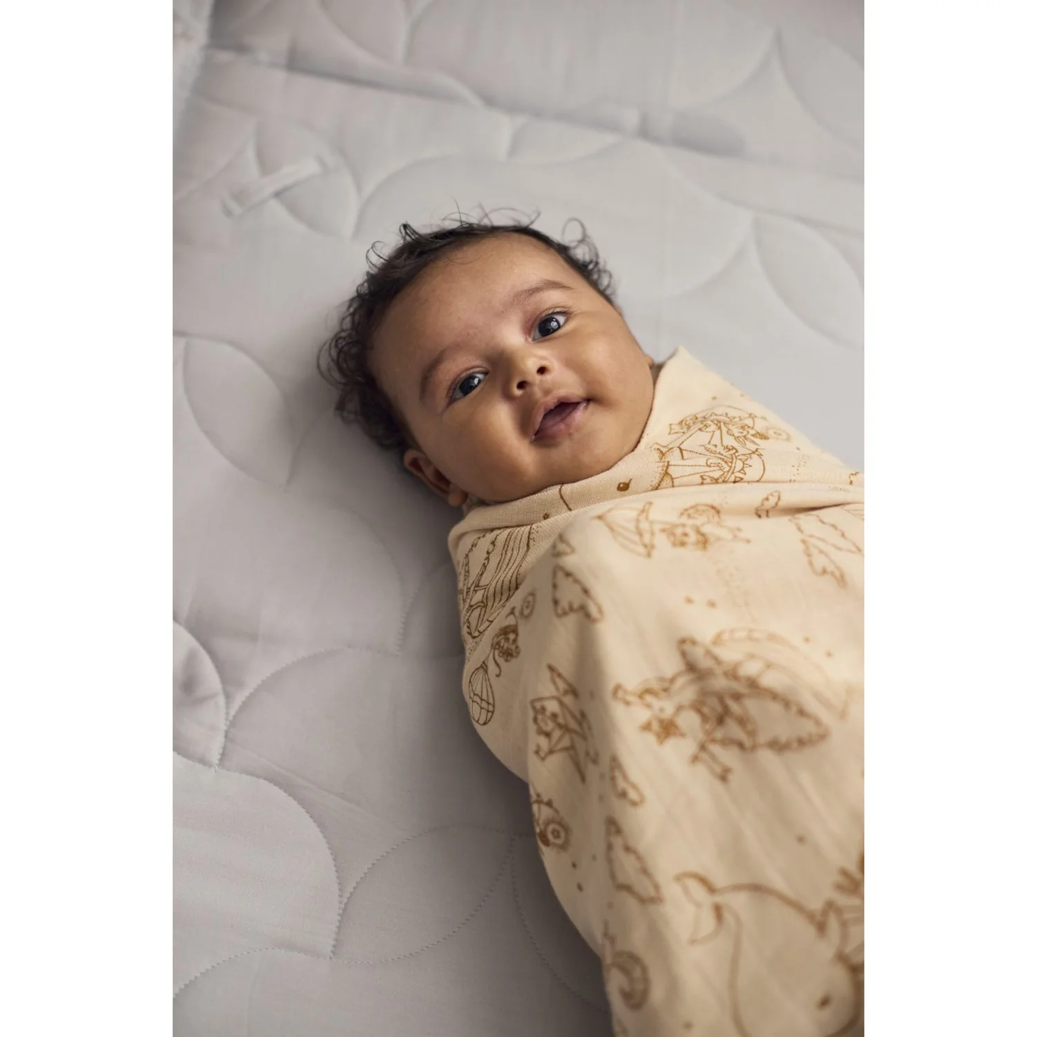 FILIBABBA Dreamy Adventurers Muslin Swaddle Diaper 120x120 Cm Gots - Image 4