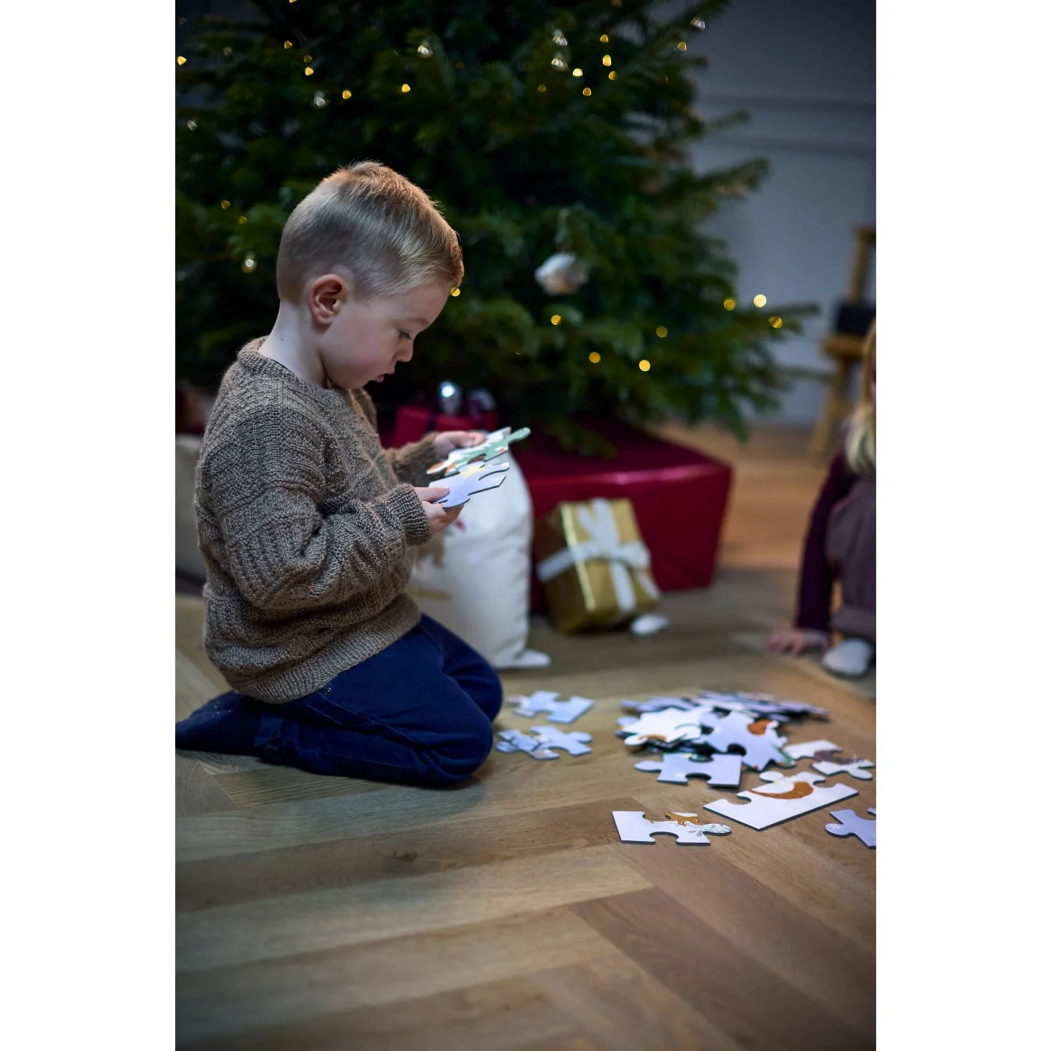 FILIBABBA Forest Friends Puzzle 30 Pieces 45x45 Cm Wonderful Winter - Image 4
