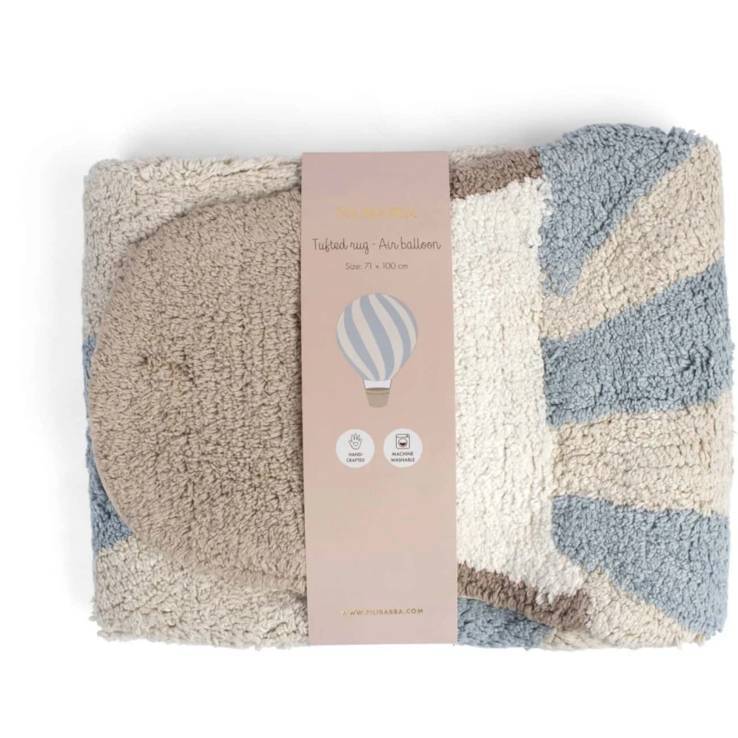 FILIBABBA Pearl Blue Tufted Rug Air Balloon - Image 4