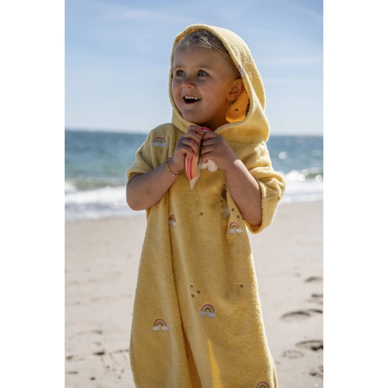 FILIBABBA Unicorn Shores Bath Poncho With Embroidery GOTS - Image 4