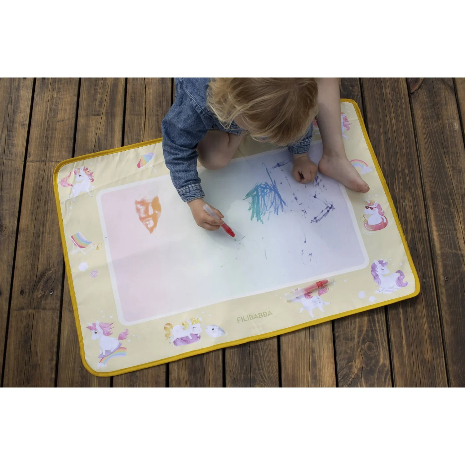 FILIBABBA Unicorn Shores Water Drawing Mat - Image 2