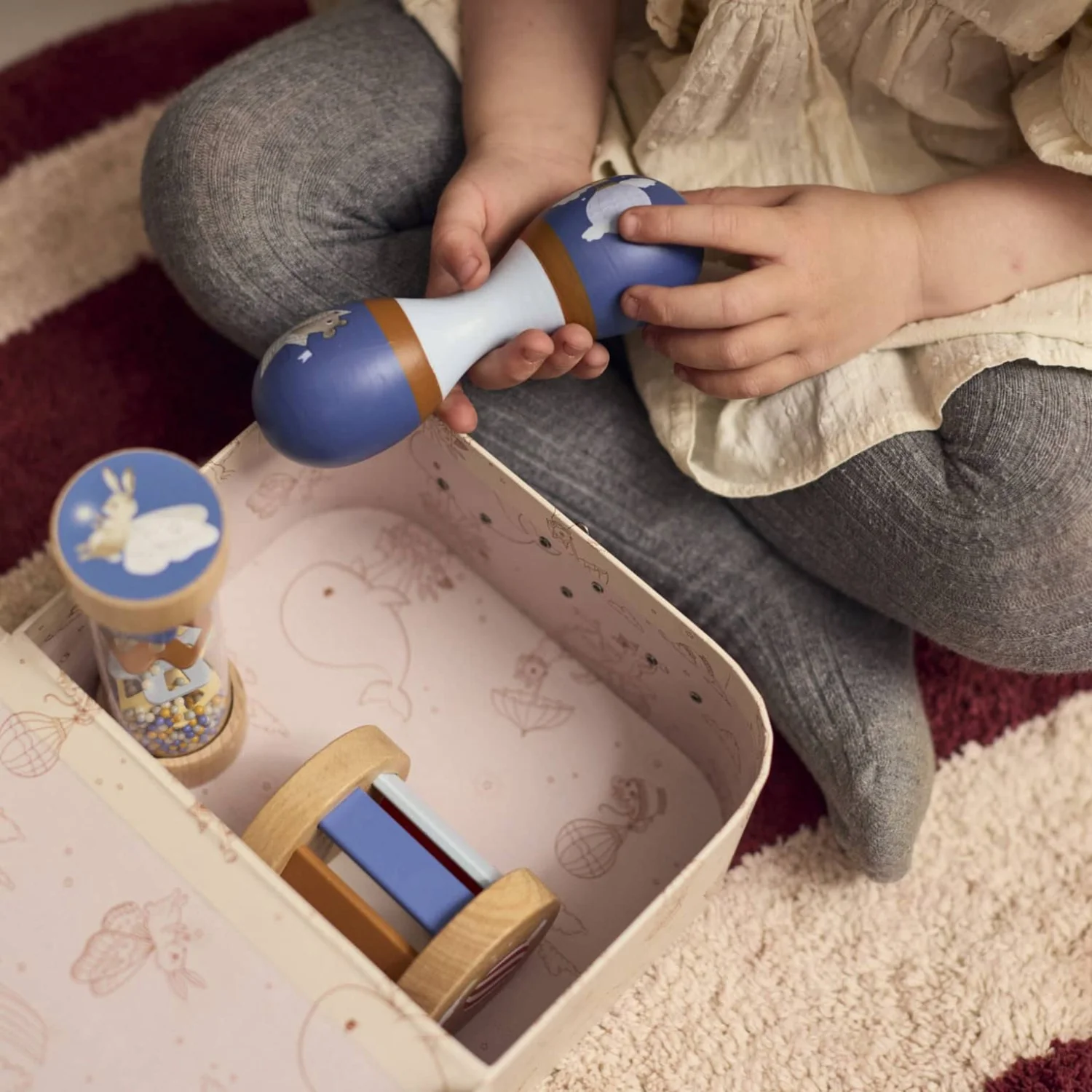 FILIBABBA Wood Play Set My First Wooden Sensory Toys - Image 5