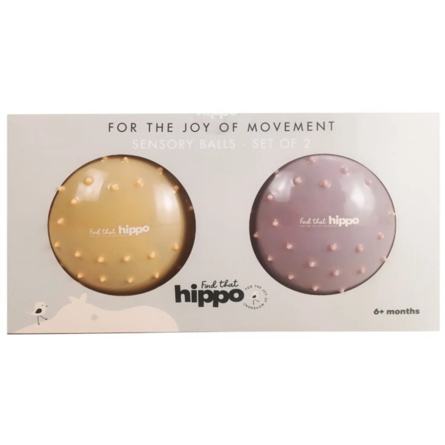 Find that Hippo Sanse-Bolde - Set With 2 Stk., Farver Buff & Rosy Brown - Image 2