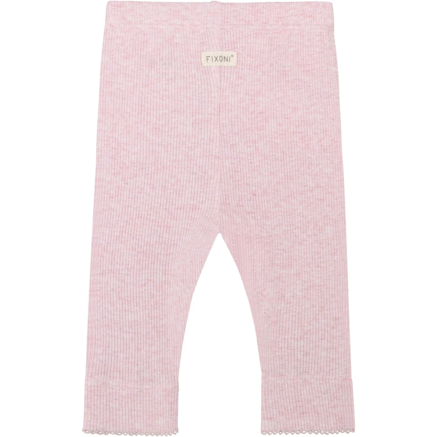 FIXONI Bleached Mauve Melange Leggings Melange Rib - Image 2
